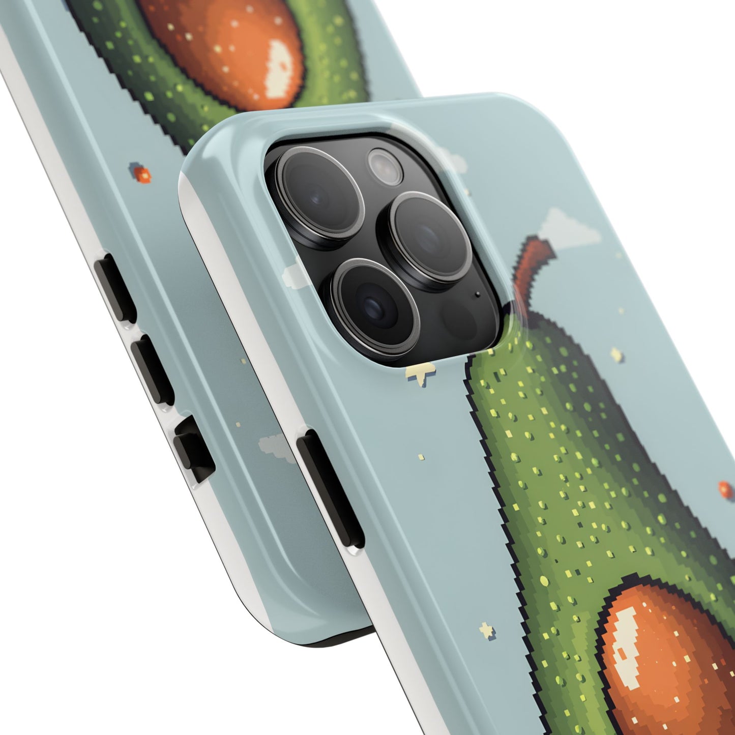 Pixel Avocado Tough Phone Case - Perfect for Foodies & Nature Lovers - for iPhone