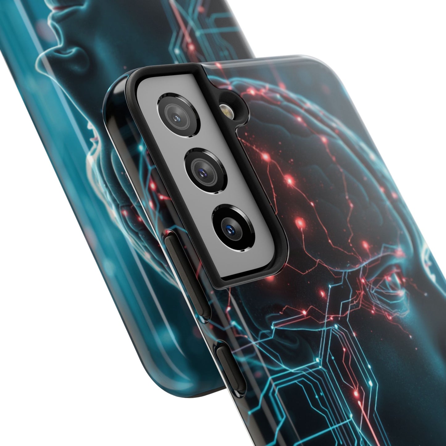 Futuristic Brain Design Tough Phone Case
