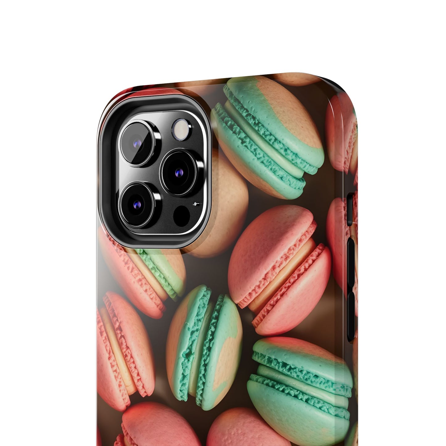 Colorful Tasty Macarons Tough Phone Case - Durable Protection with Sweet Aesthetic - for iPhone