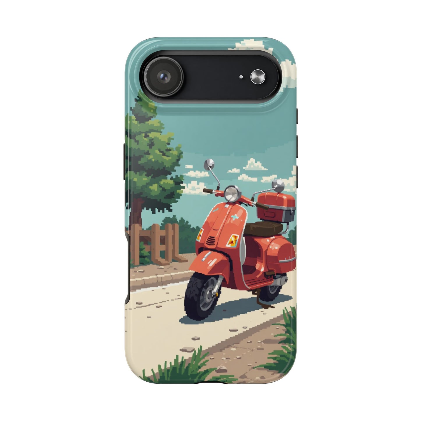 Retro Scooter Phone Case - Tough & Stylish Protection