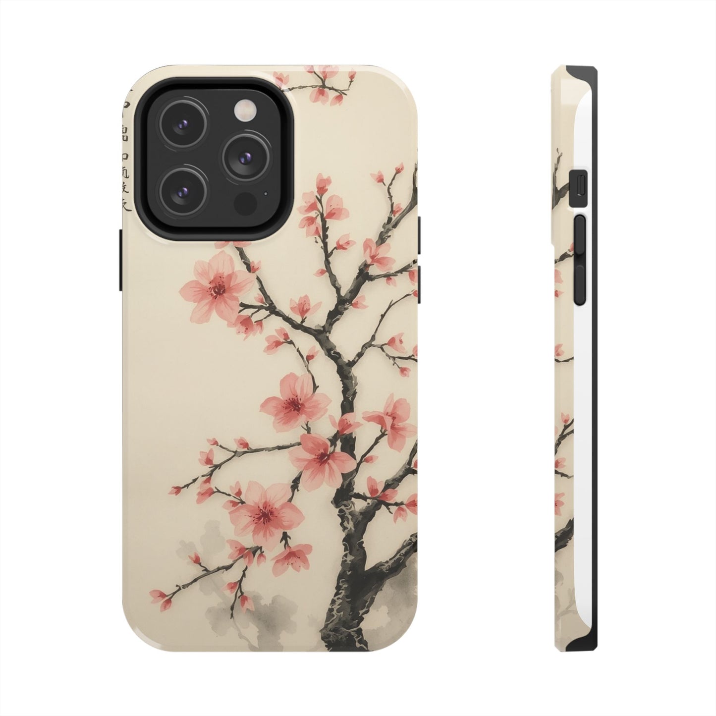 Cherry Blossom Tough Phone Case - Stylish Protection for Nature Lovers