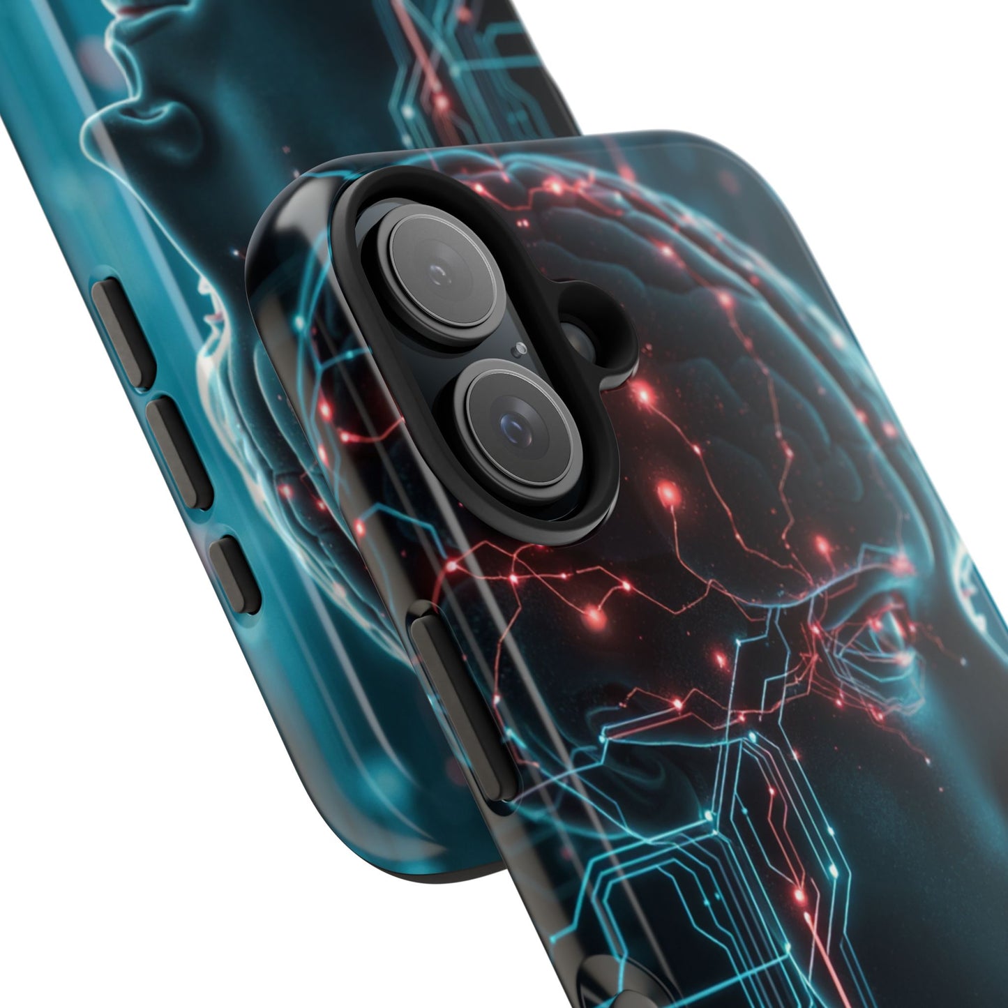 Futuristic Brain Design Tough Phone Case