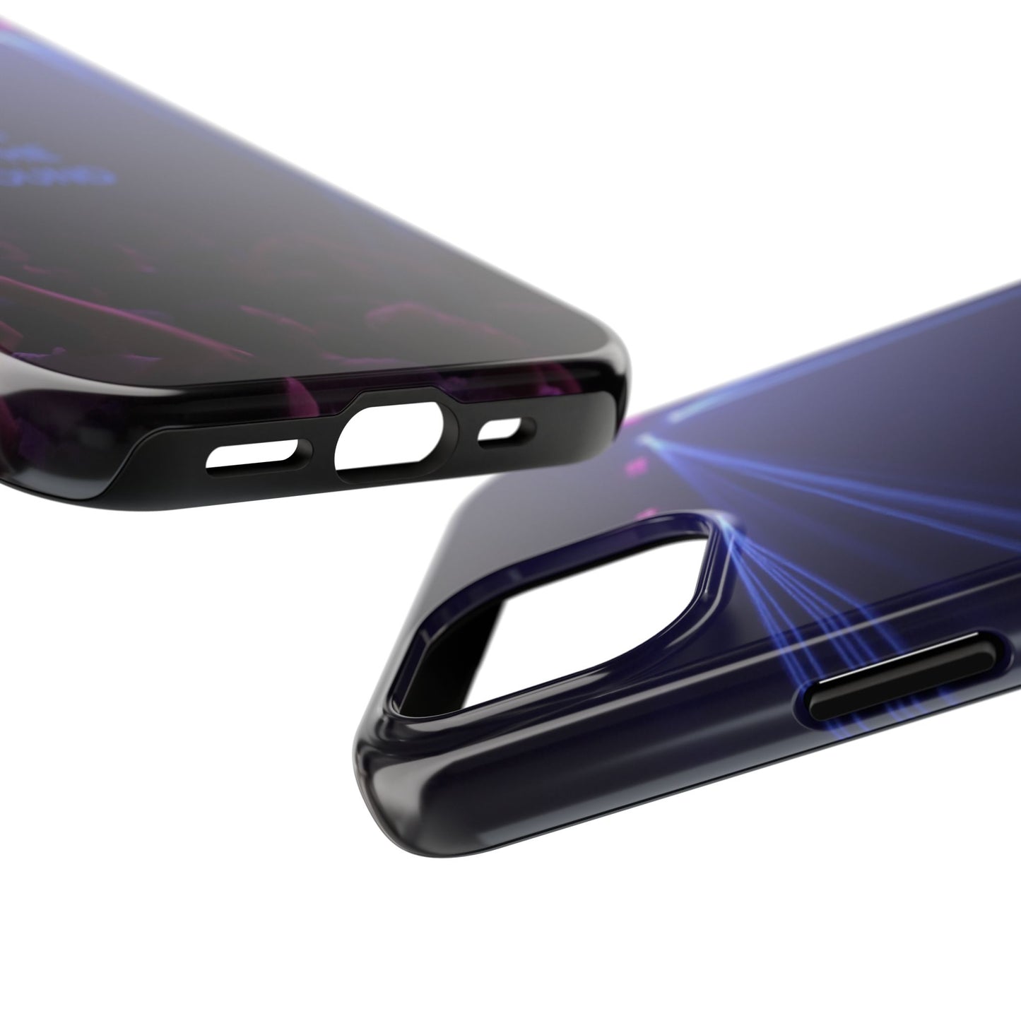 Vibrant Tough Phone Case - 'Lost in the Sound' Design for Music Lovers
