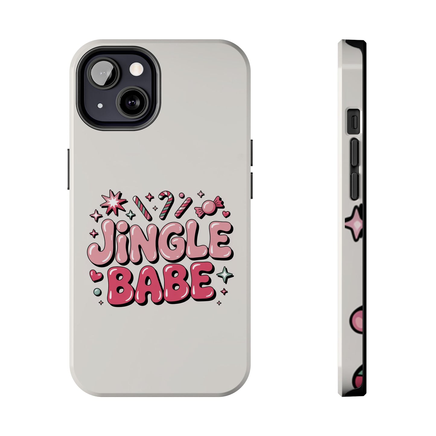 Jingle Babe Tough Phone Case - Festive Holiday Protection for Your iPhone