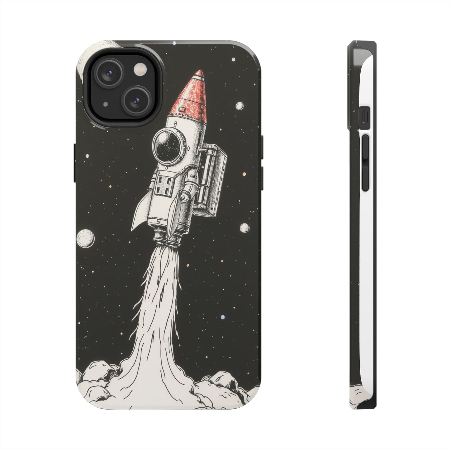 Cool Tough Phone Case for iPhone - Astro-Rocket Bond