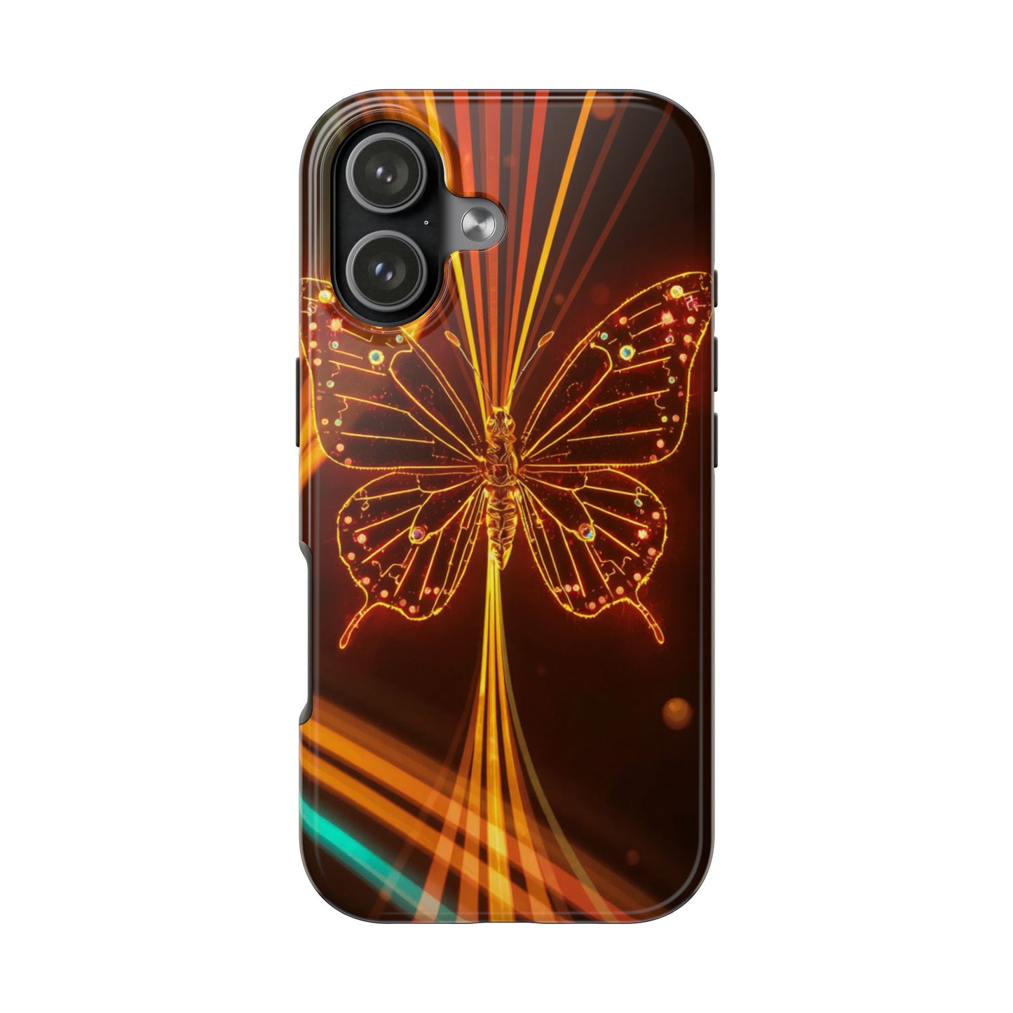 Elegant Butterfly Tough Phone Case - Stylish Protection for Nature Lovers