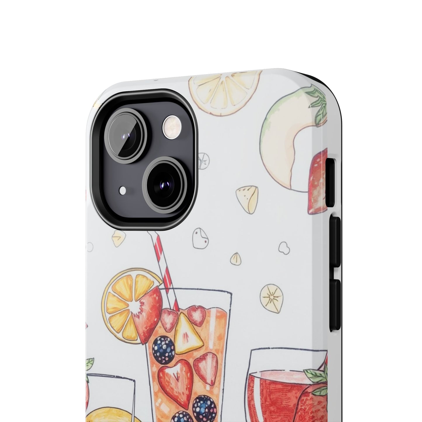 Colorful Fruit Cocktail Tough Phone Case - Perfect for Summer Vibes