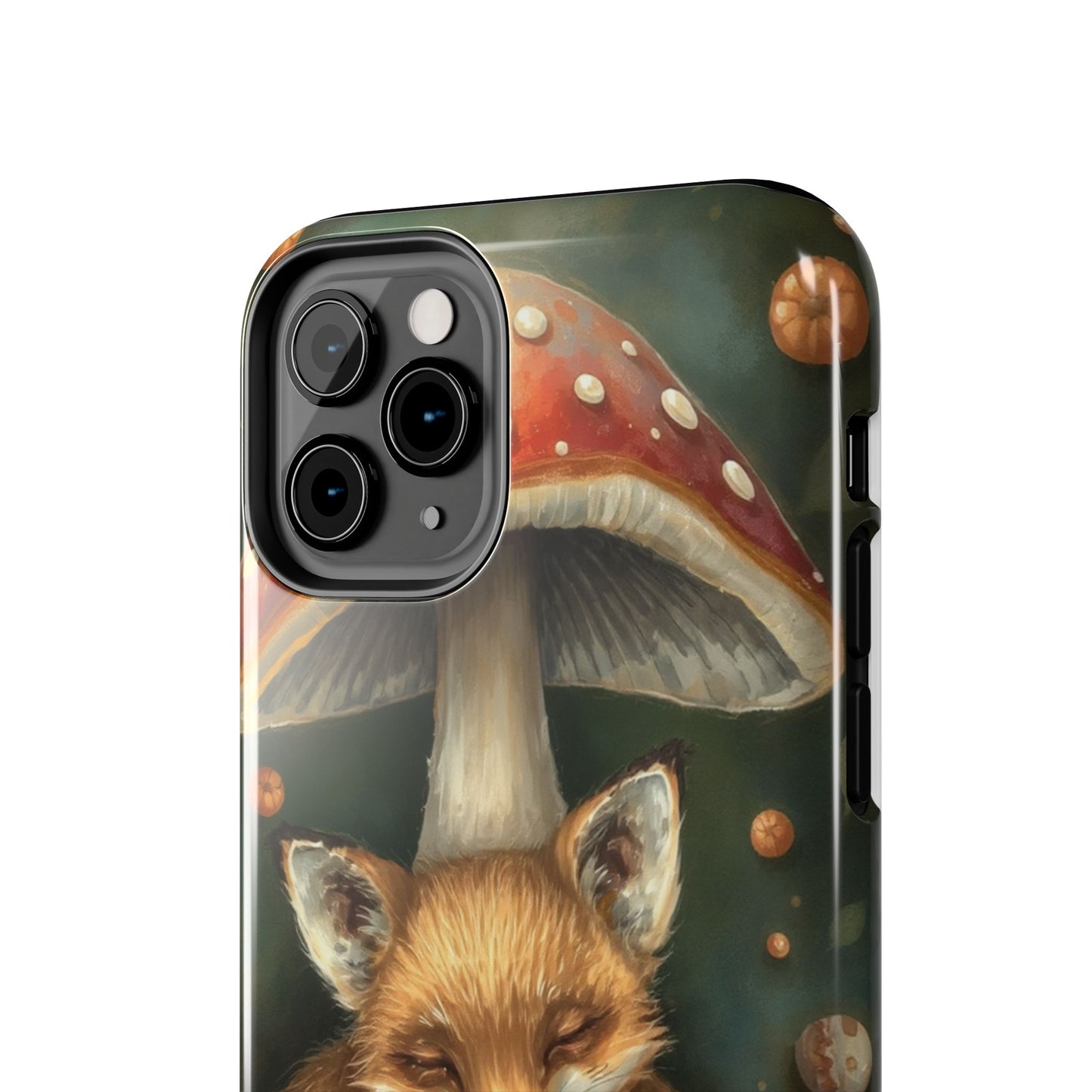 Cute Fox & Mushroom Phone Case - Tough Protective Cover