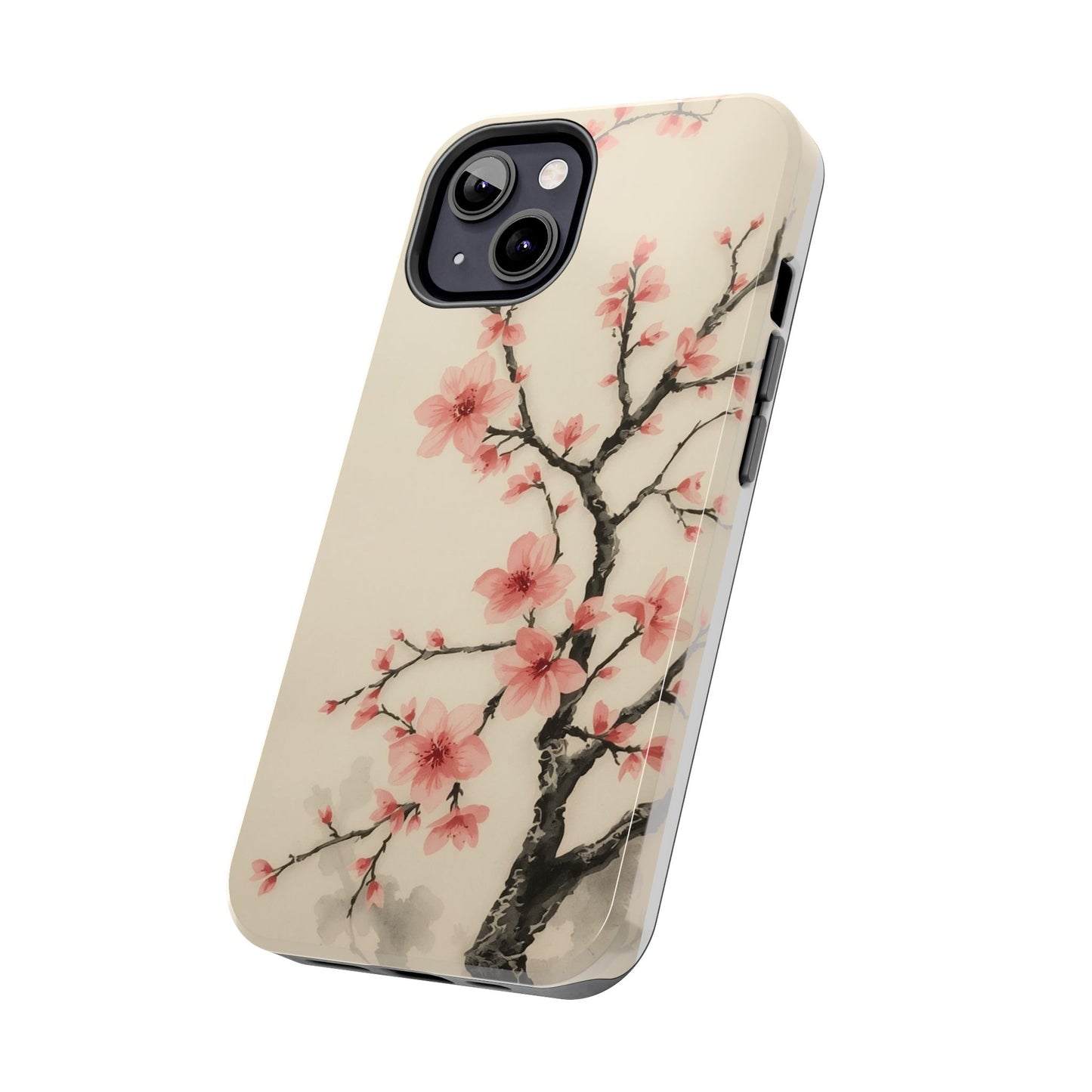 Cherry Blossom Tough Phone Case - Stylish Protection for Nature Lovers