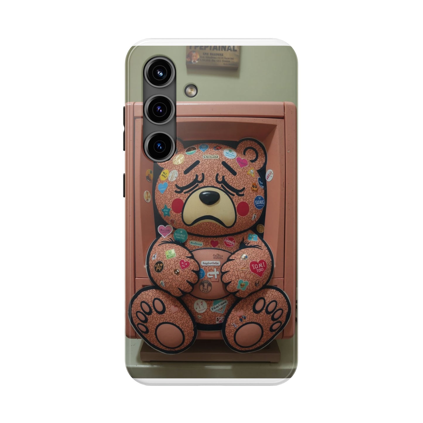 Cute Bear Tough Phone Case - Durable Protection with Fun Design