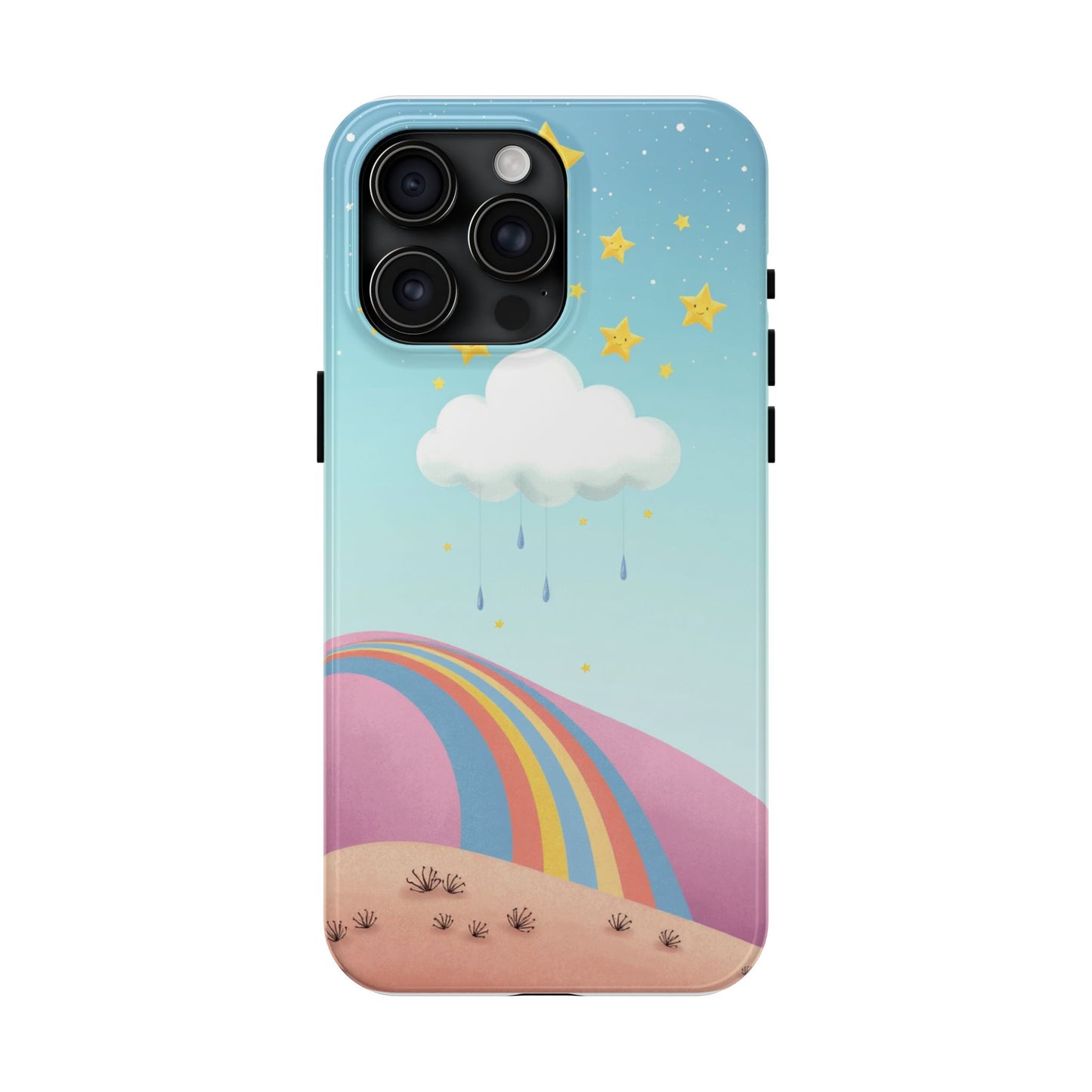 Colorful Rainbow Phone Case - Durable Tough Design for Adventurers