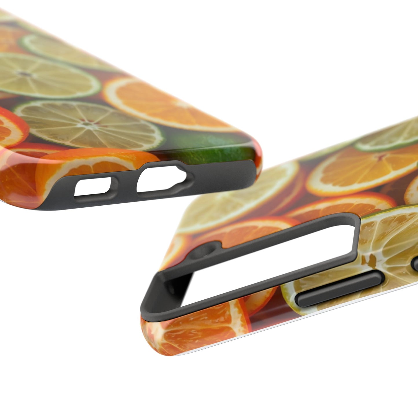 Citrus Slice Tough Phone Case – Vibrant Fruit Design for Summer Fun