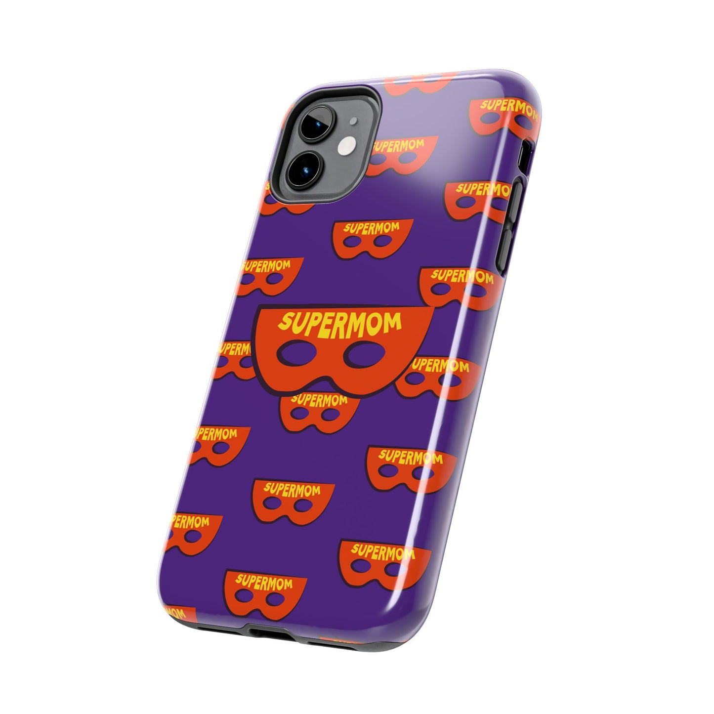Supermom Tough Phone Case - Durable Protection with Fun Design - for iPhone