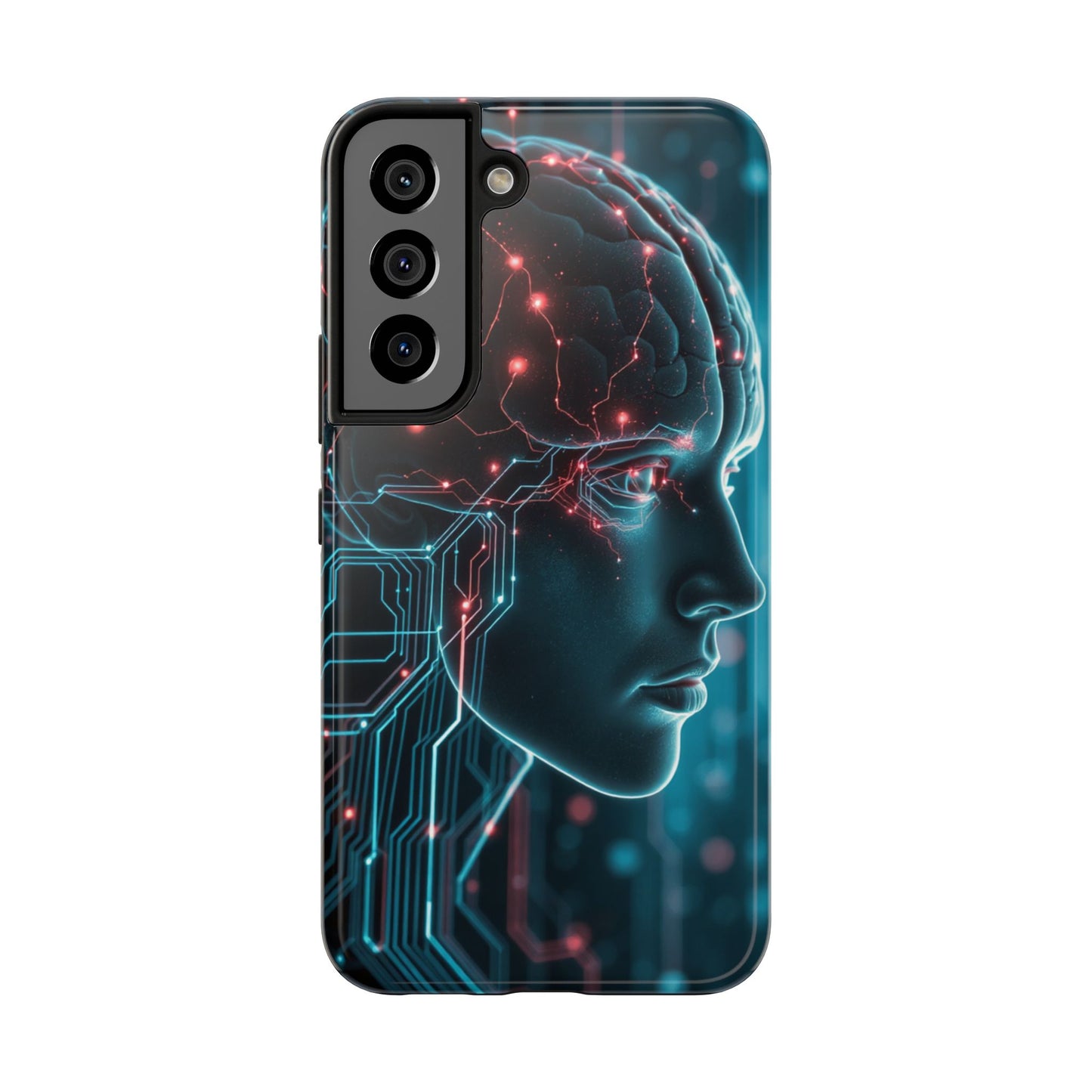 Futuristic Brain Design Tough Phone Case