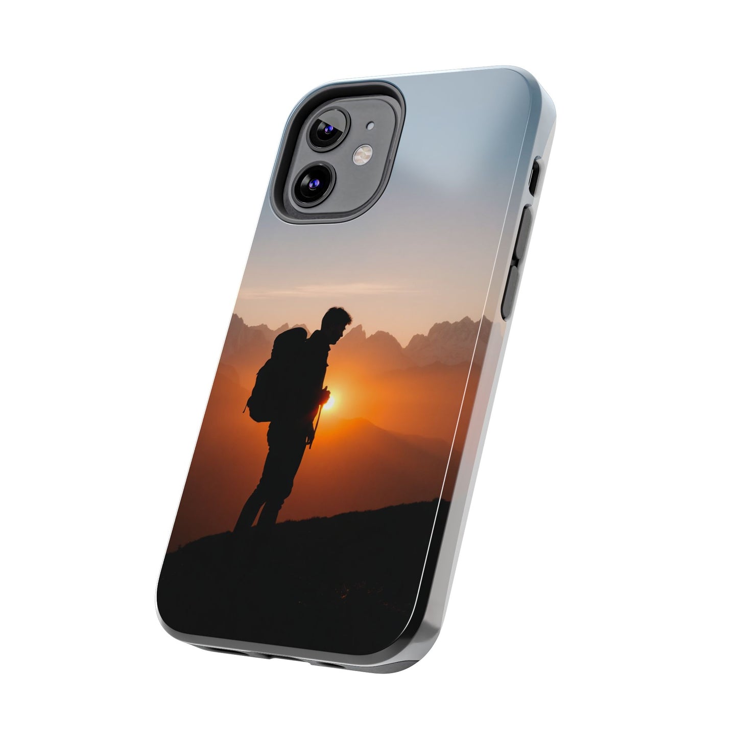 Explorer Adventure Sunset Mountain iPhone Case