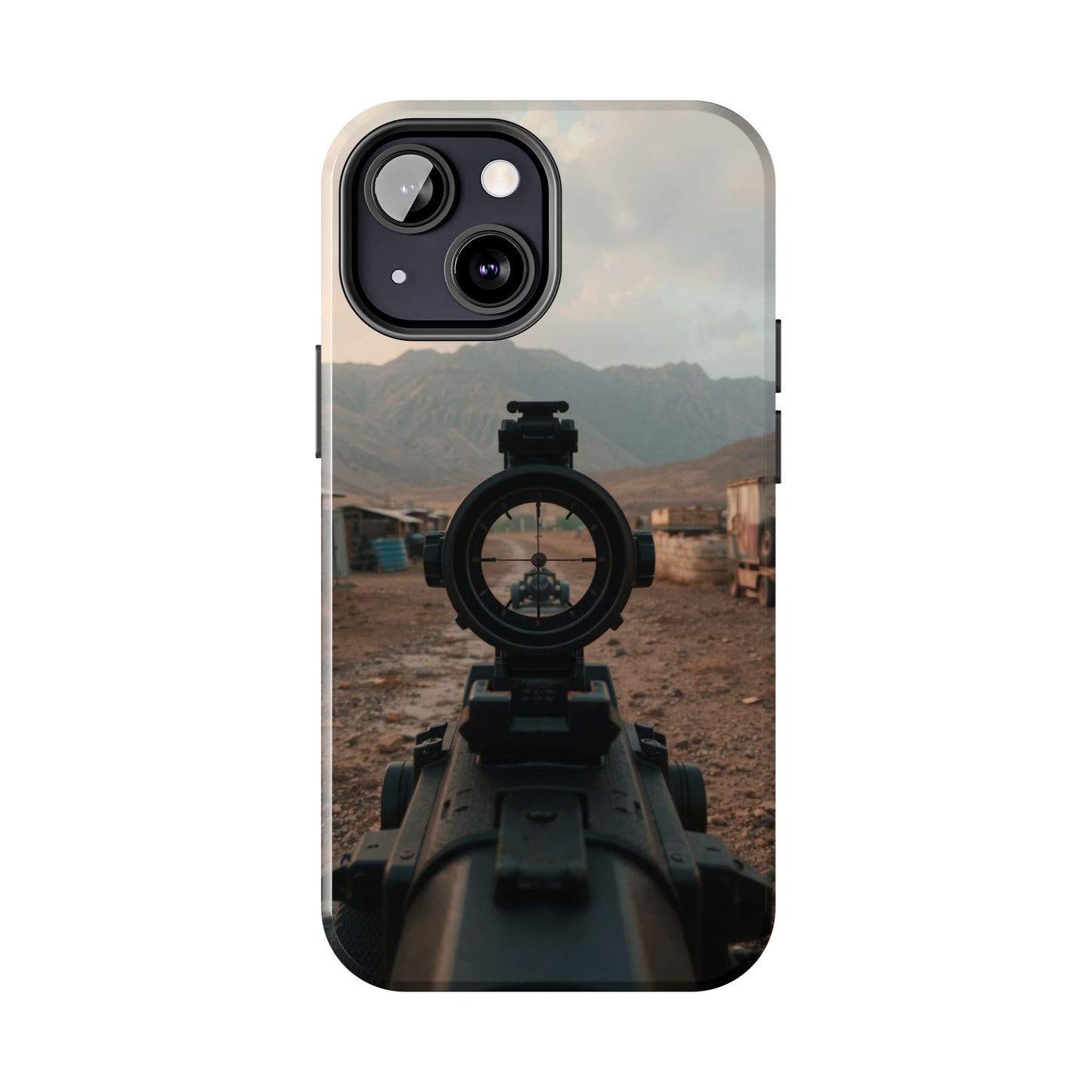 Tough Phone Case - Military Inspired Design with Sniper Scope