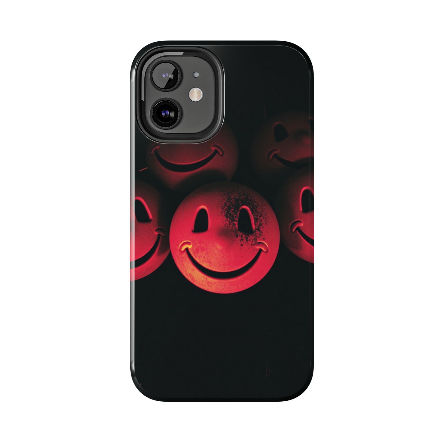 Smiley Face Tough Phone Case - Durable Protection with Fun Design