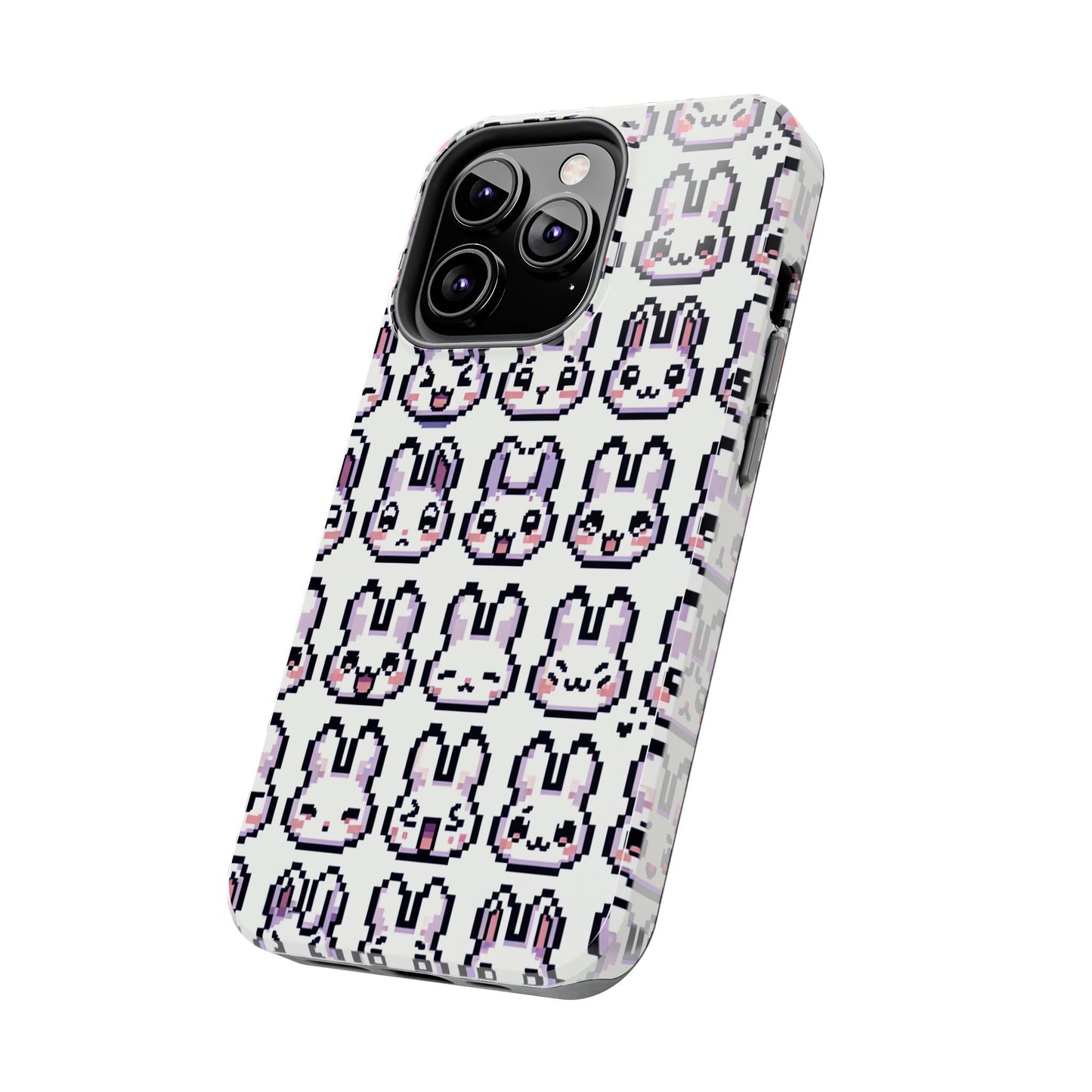 Cute Pixel Bunny Tough Phone Case - Stylish & Protective Cover for iPhone