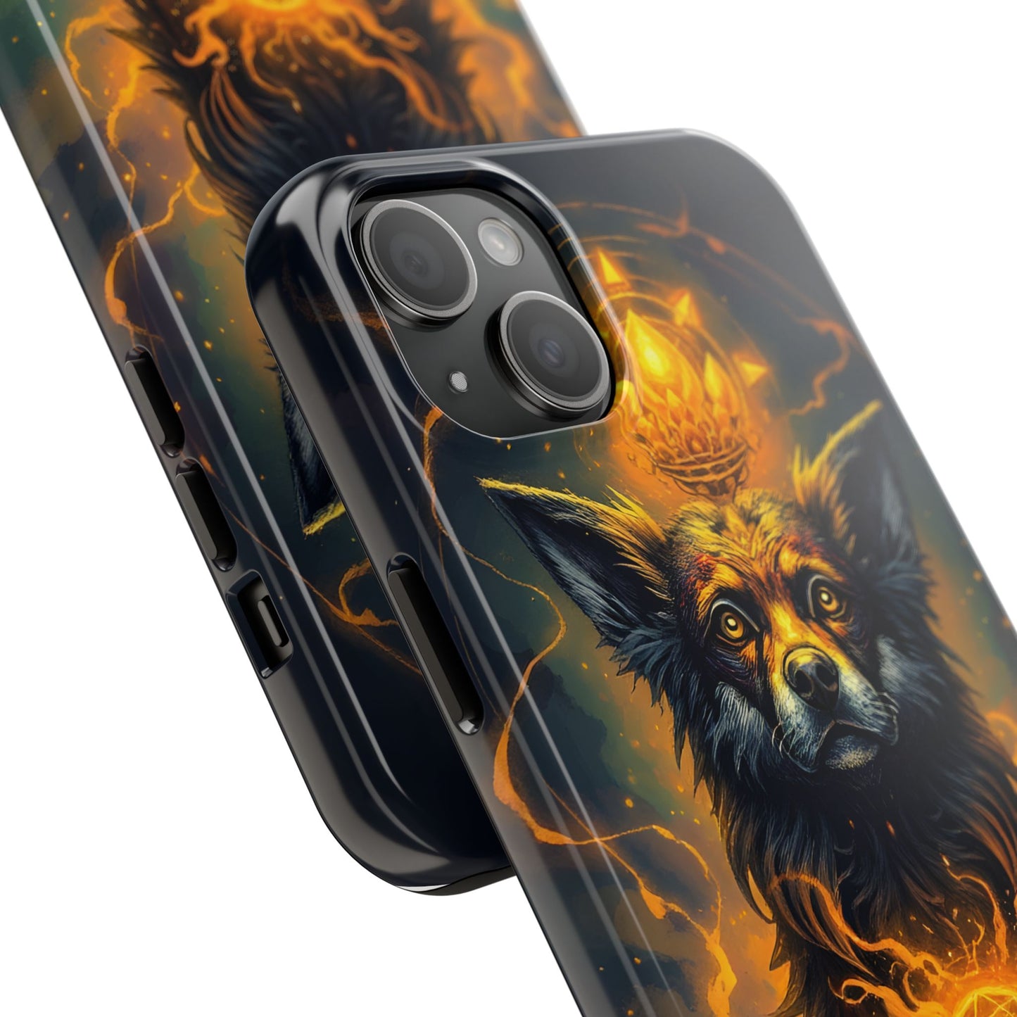 Mystical Dog of Light - Tough Phone Case - Durable Protection with Inspired Artwork - for iPhone
