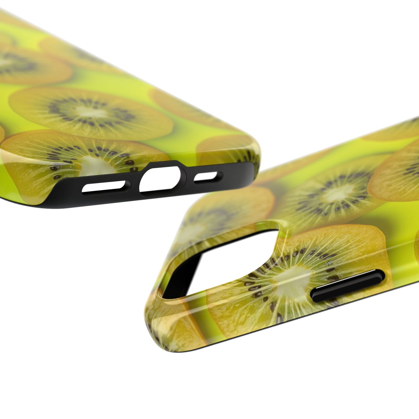 Vibrant Kiwi Tough Phone Case - Bright Yellow Design for Fruit Lovers