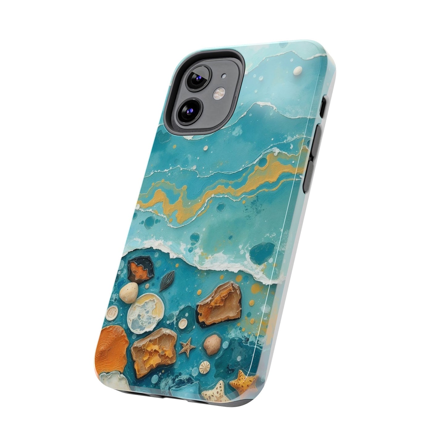 Ocean-Inspired Tough Phone Cases - Coastal Beach Vibe, Easy Accessory for Beach Lovers