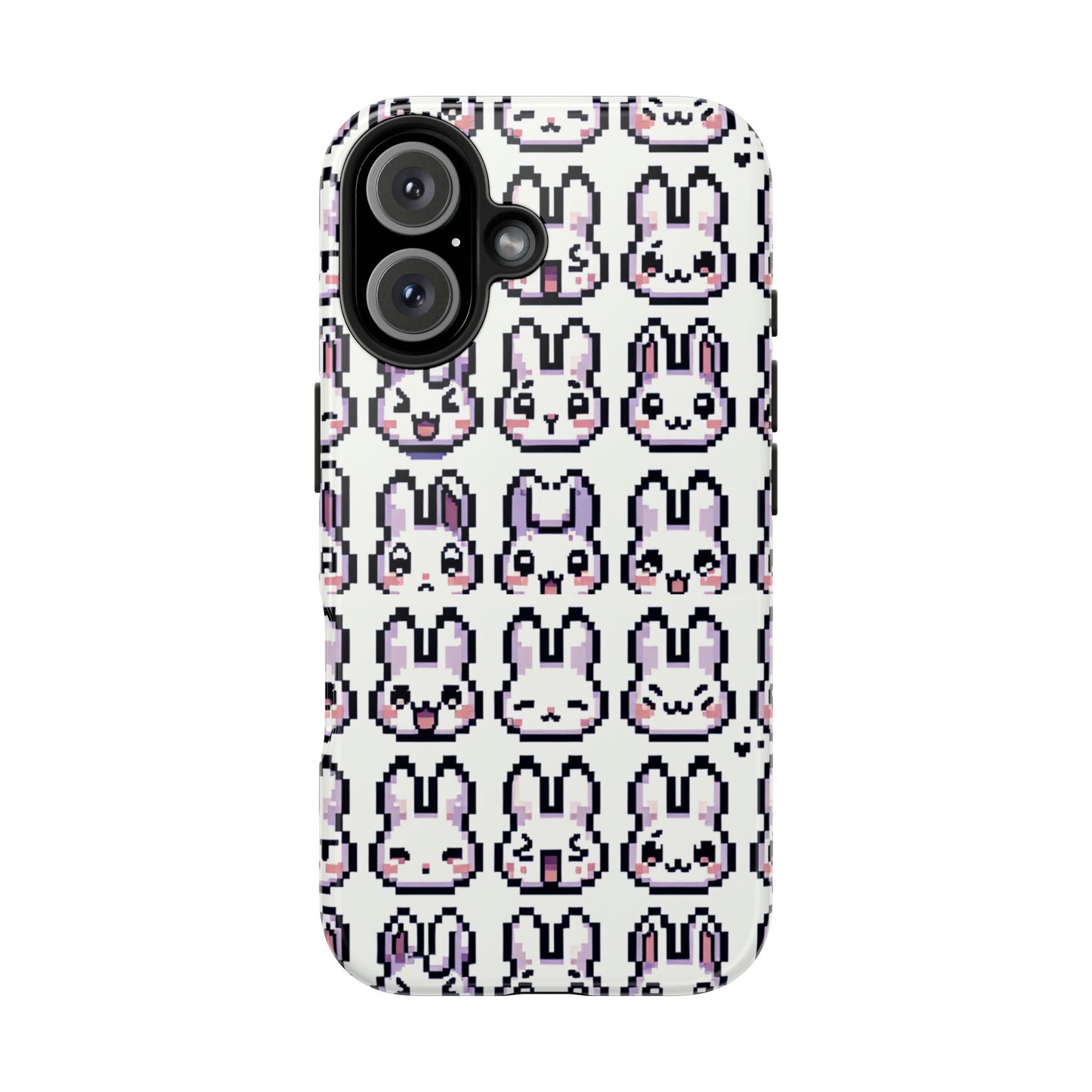 Cute Pixel Bunny Tough Phone Case - Stylish & Protective Cover for iPhone