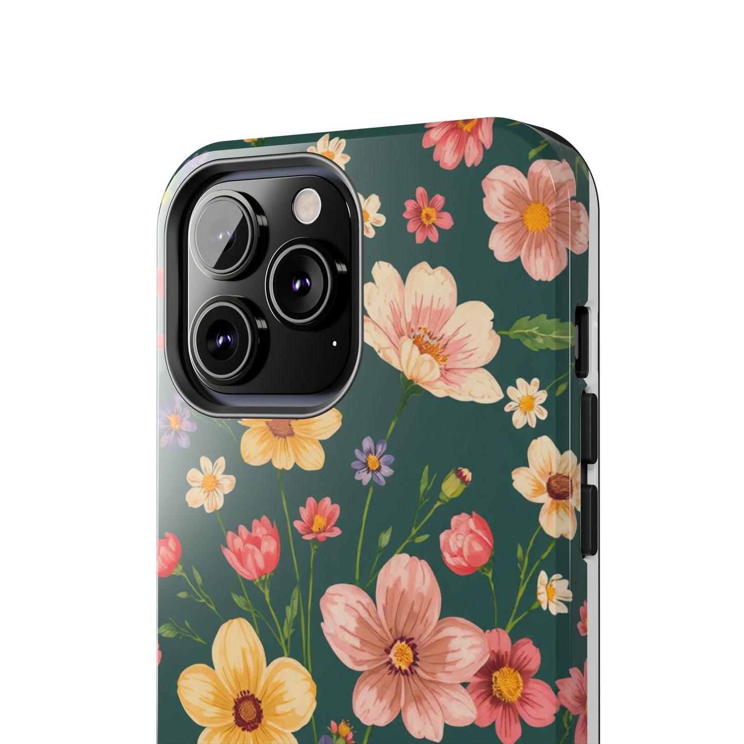Vintage Spring Flowers Tough Phone Case - Durable Protection for iPhone
