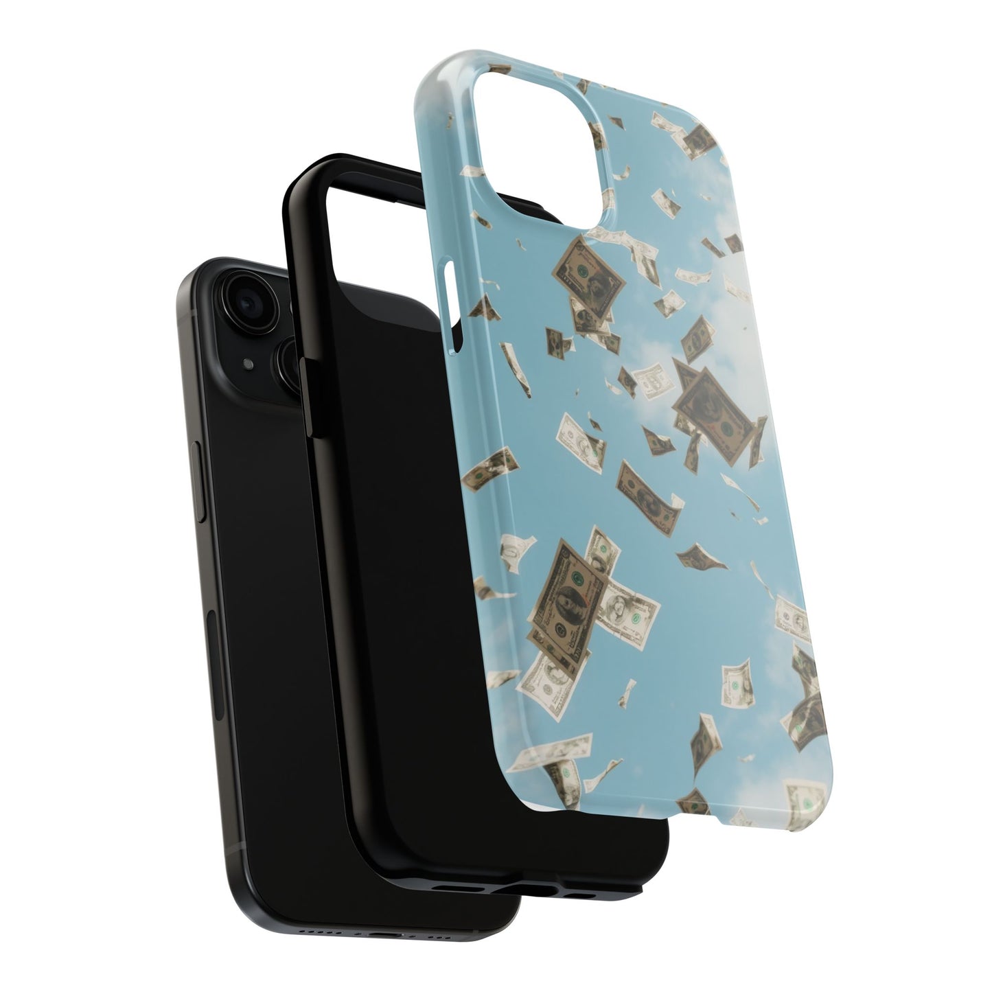 Cinematic Money Rain Phone Case | Tough & Stylish Accessory for Trendsetters, Gift for Birthdays, Graduations, and Celebrations