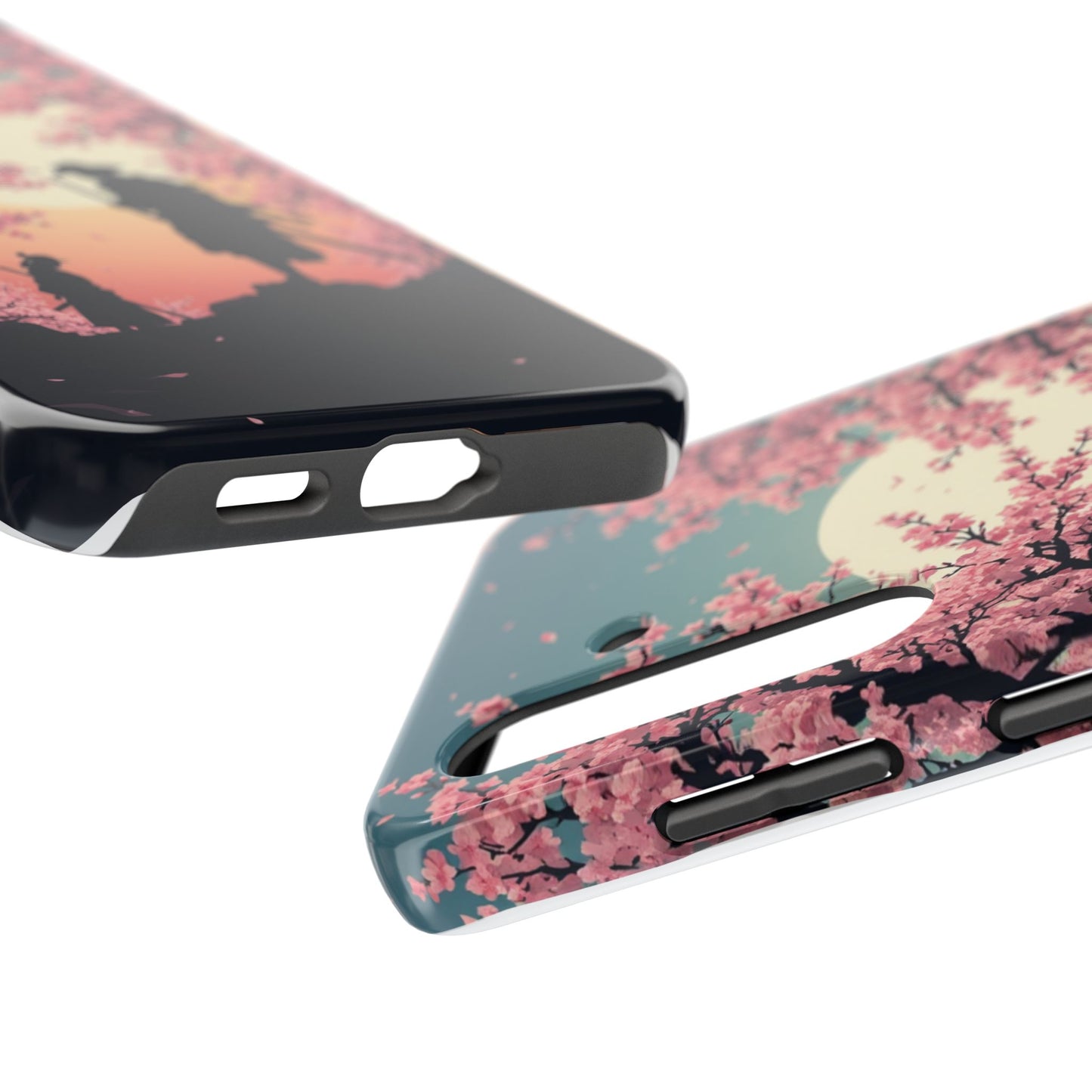 Cherry Blossom Samurai Tough Phone Case
