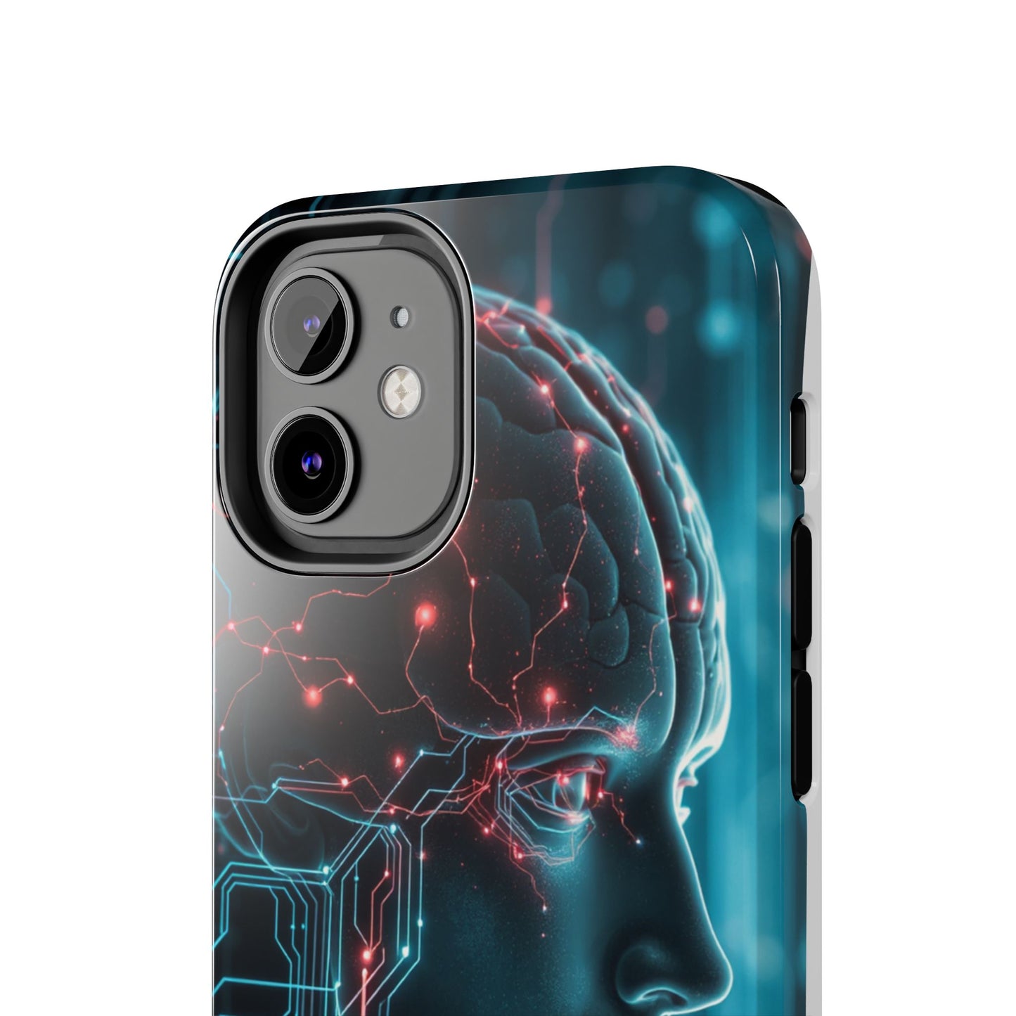 Futuristic Brain Design Tough Phone Case