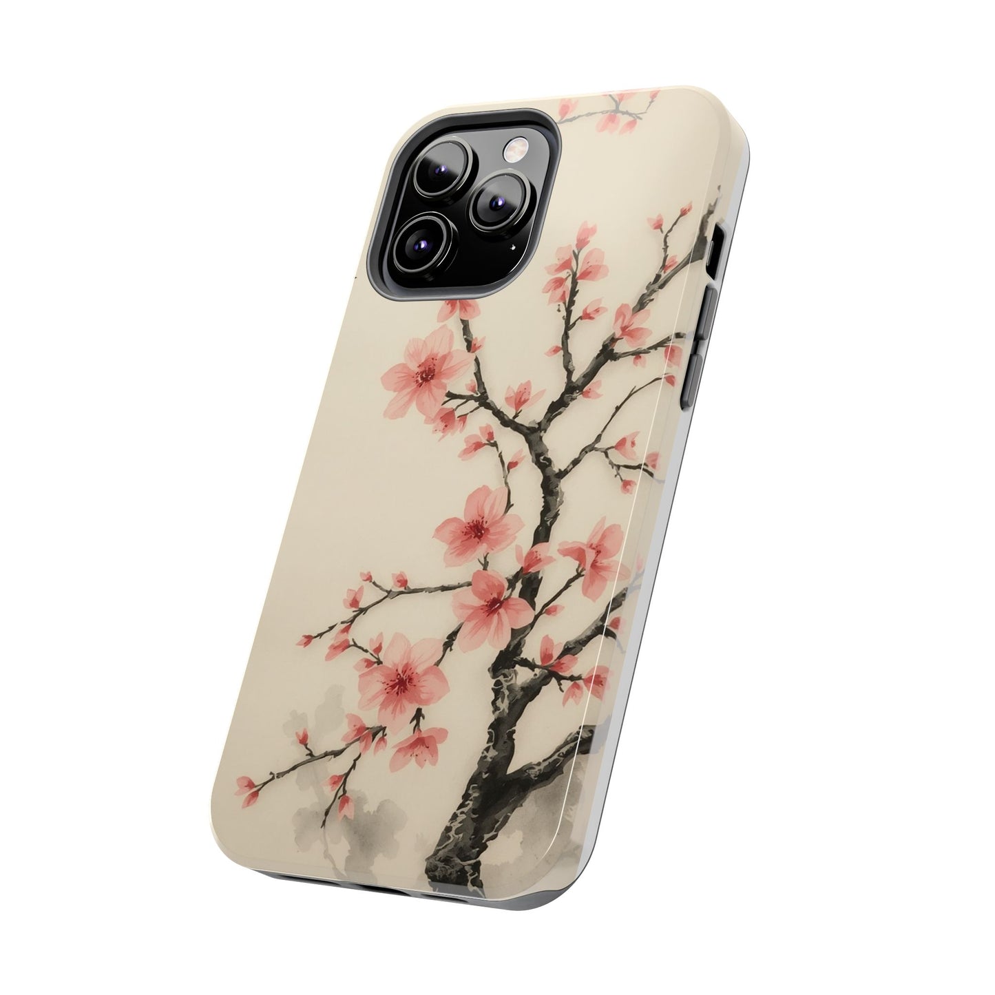 Cherry Blossom Tough Phone Case - Stylish Protection for Nature Lovers