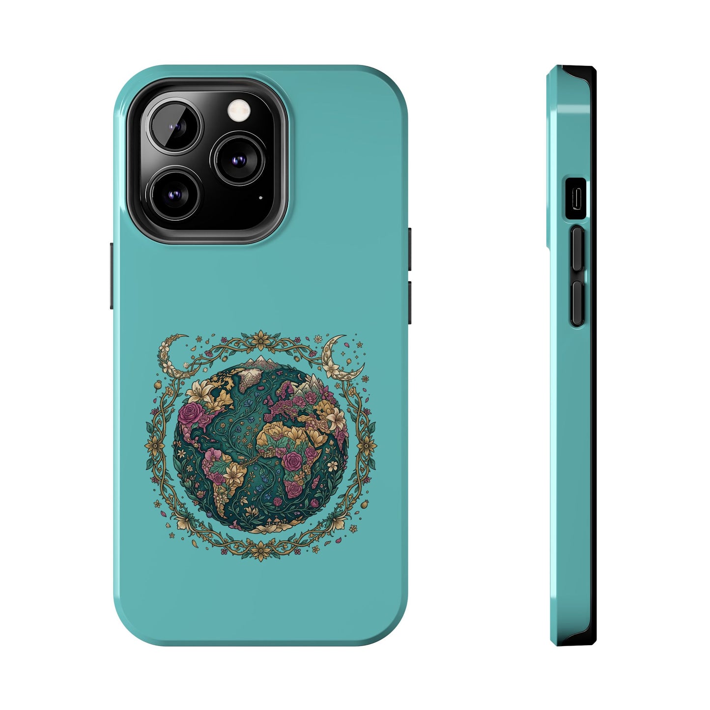 Mystical Floral Planet Phone Case — Tough Protective Phone Case