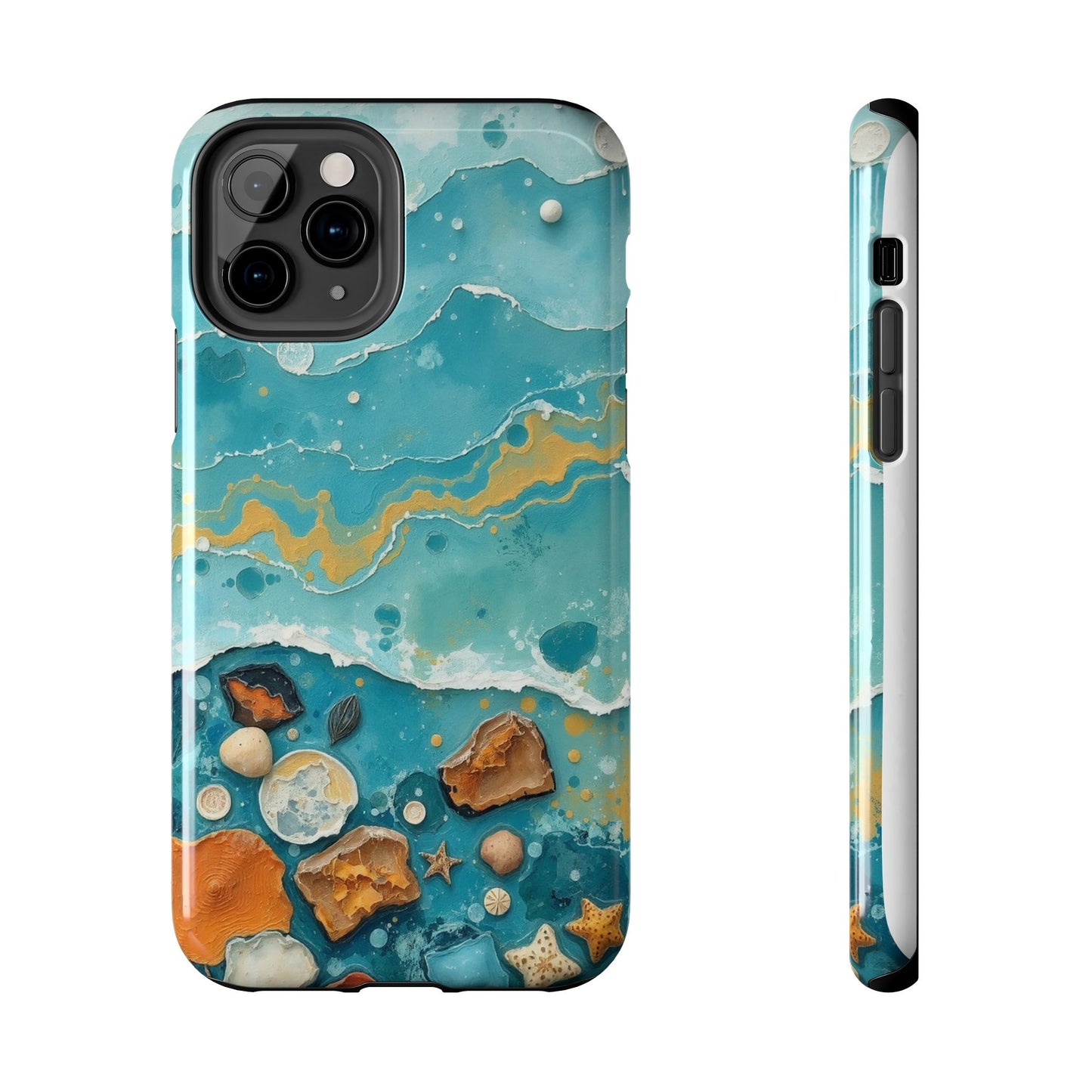 Ocean-Inspired Tough Phone Cases - Coastal Beach Vibe, Easy Accessory for Beach Lovers