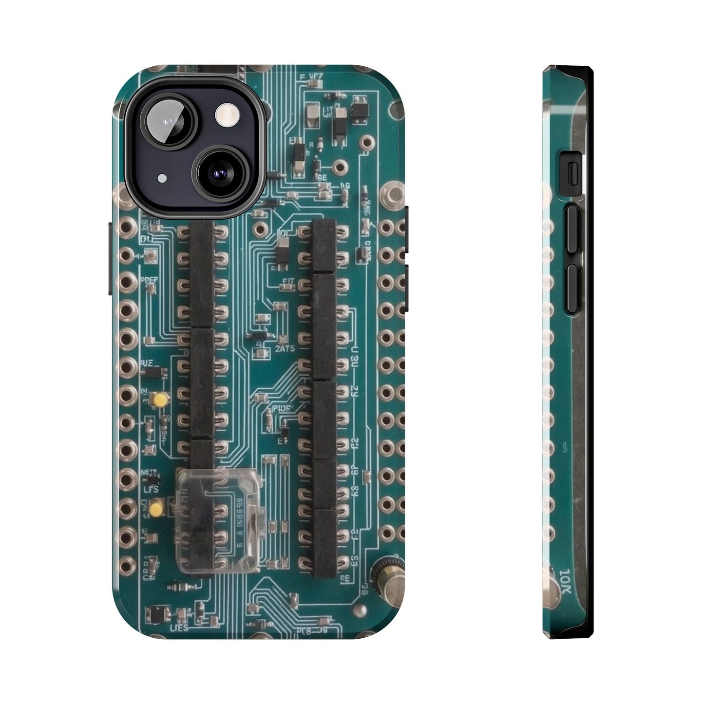 Old Circuits Design Tough Phone Case - for iPhone
