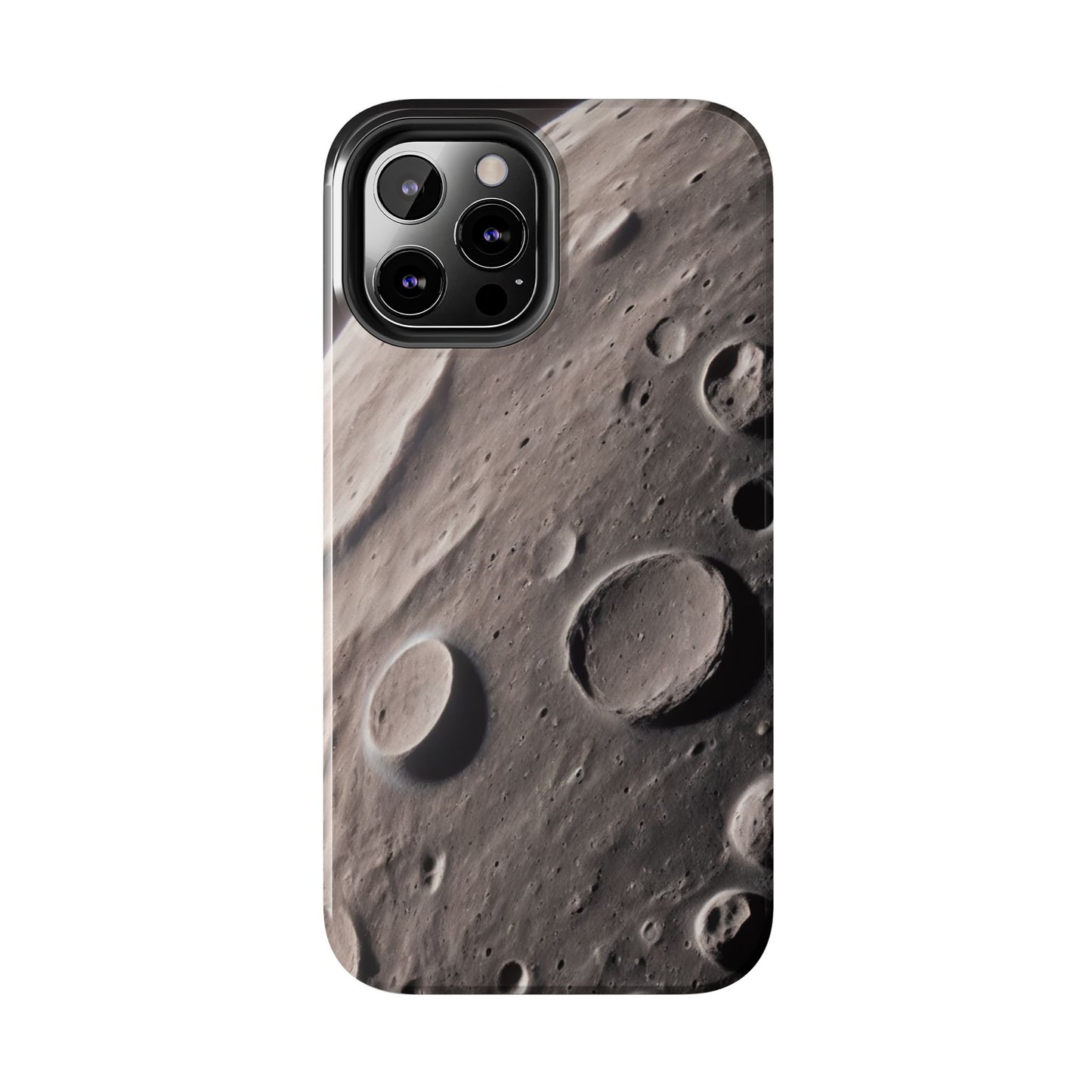Celestial Moon Surface Tough Phone Case | Durable Space-Themed Design - for iPhone