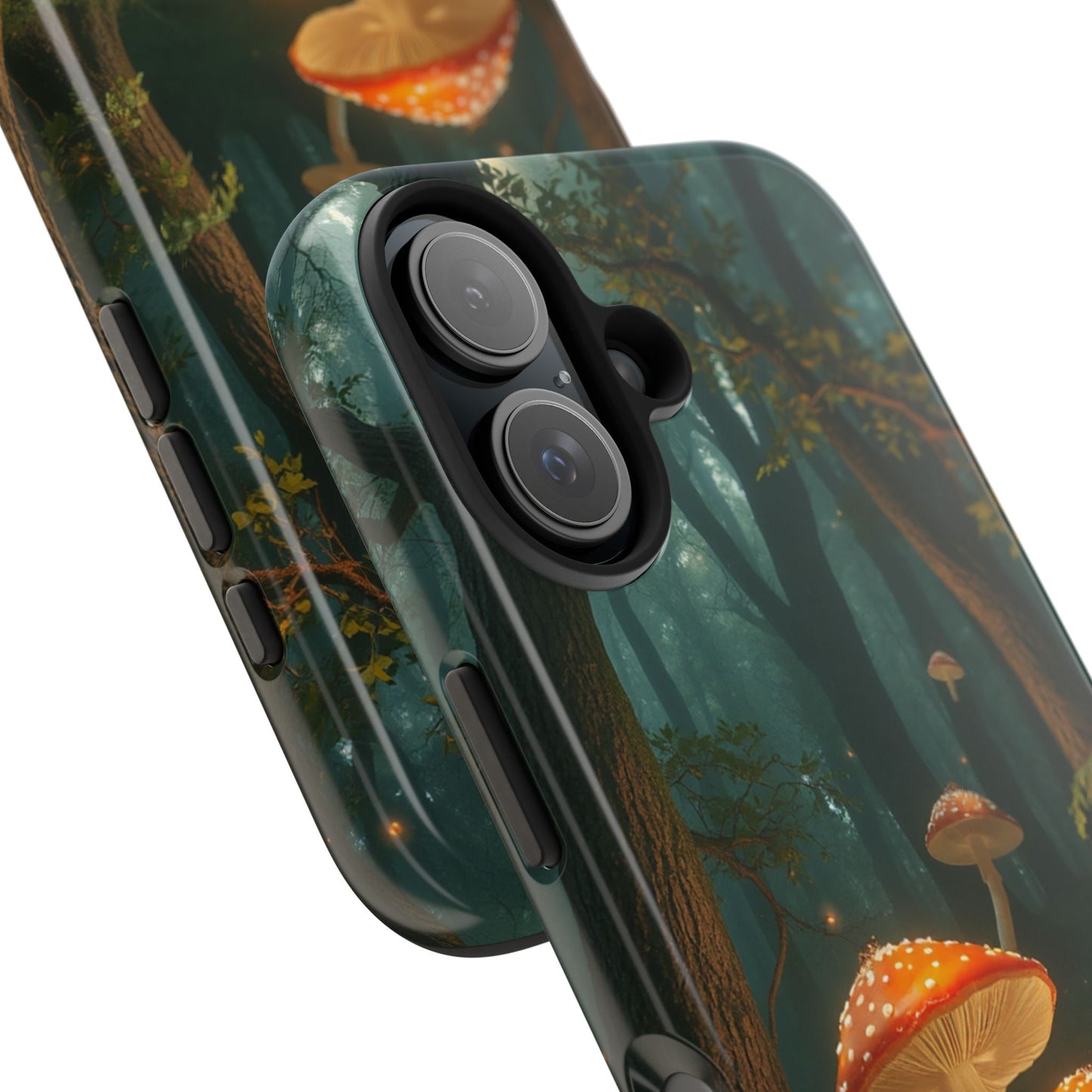 Whimsical Mushroom Tough Phone Case - Forest Fantasy Design