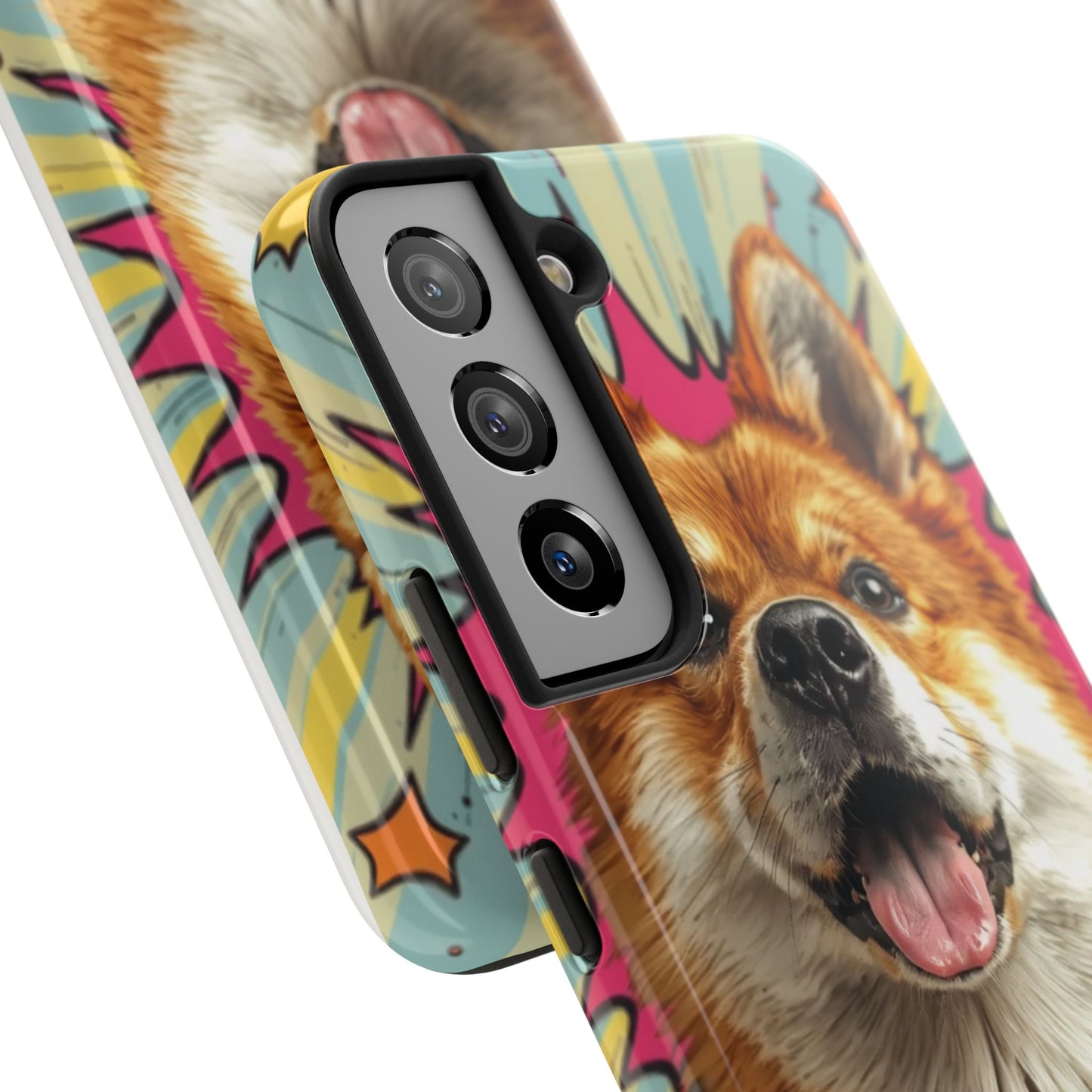 Playful Dog Tough Phone Case - Durable & Stylish Pet Lover Gift
