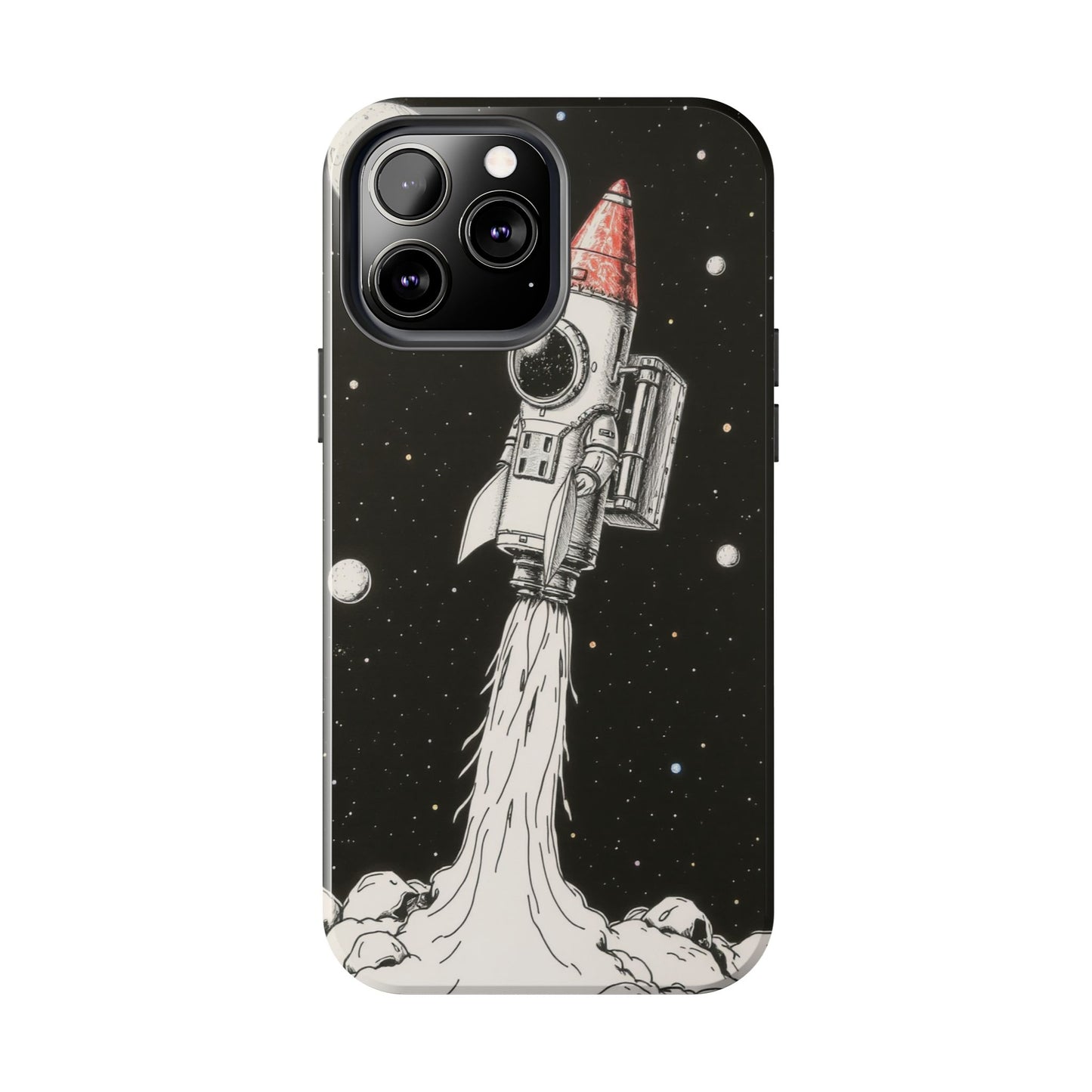 Cool Tough Phone Case for iPhone - Astro-Rocket Bond