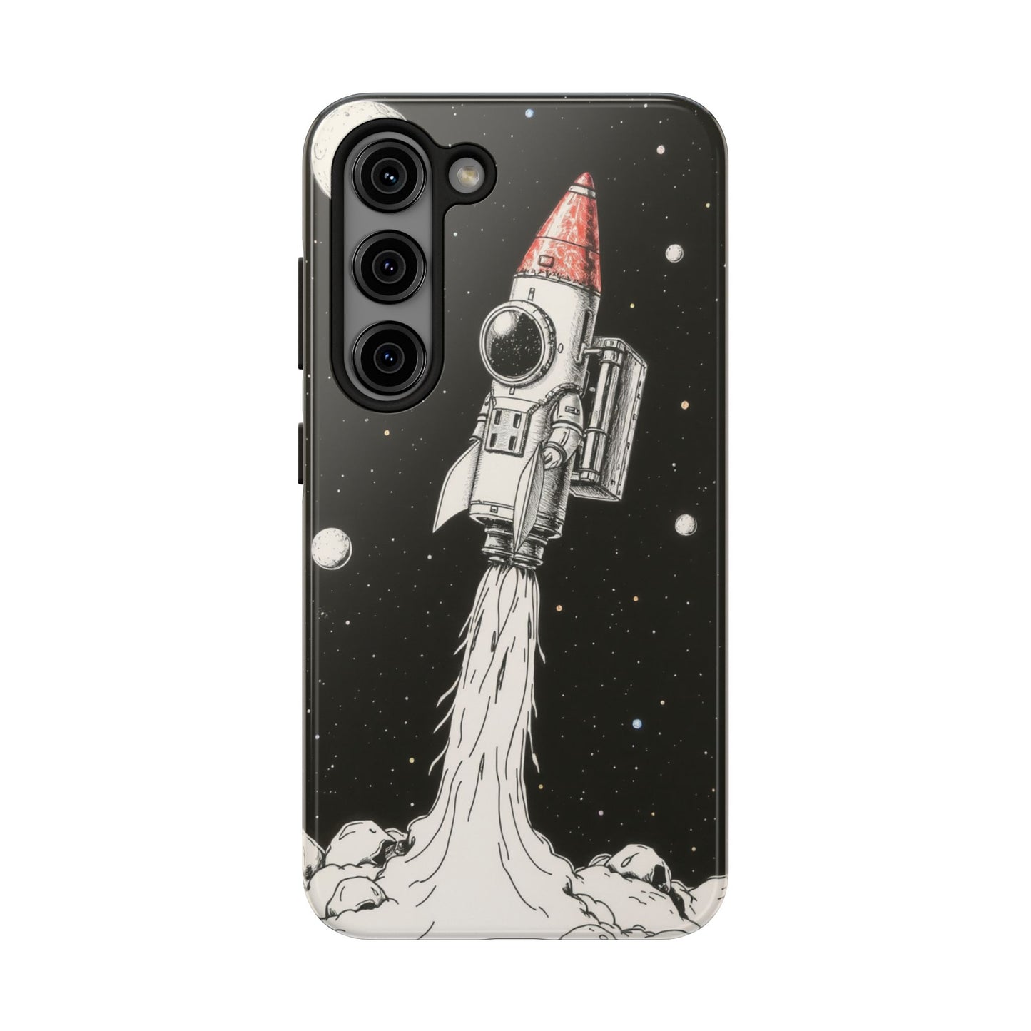 Cool Tough Phone Case for iPhone - Astro-Rocket Bond