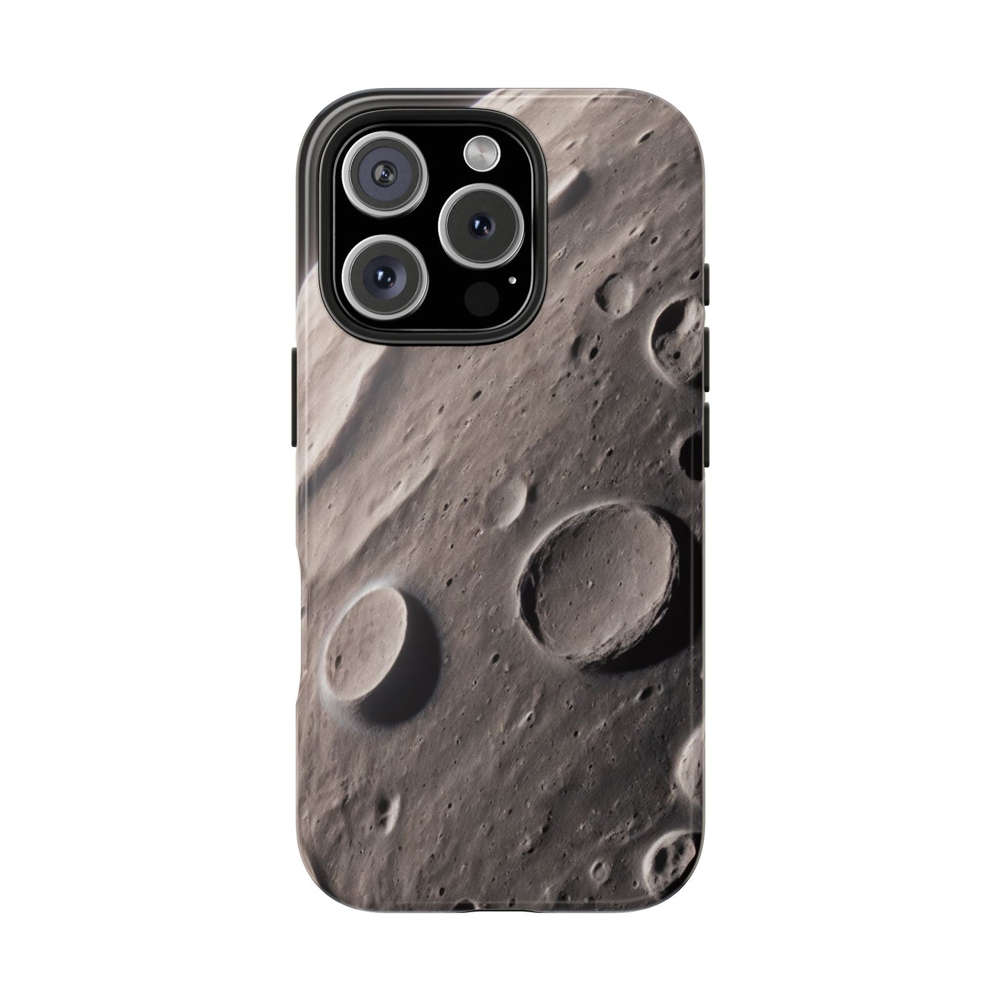 Celestial Moon Surface Tough Phone Case | Durable Space-Themed Design - for iPhone
