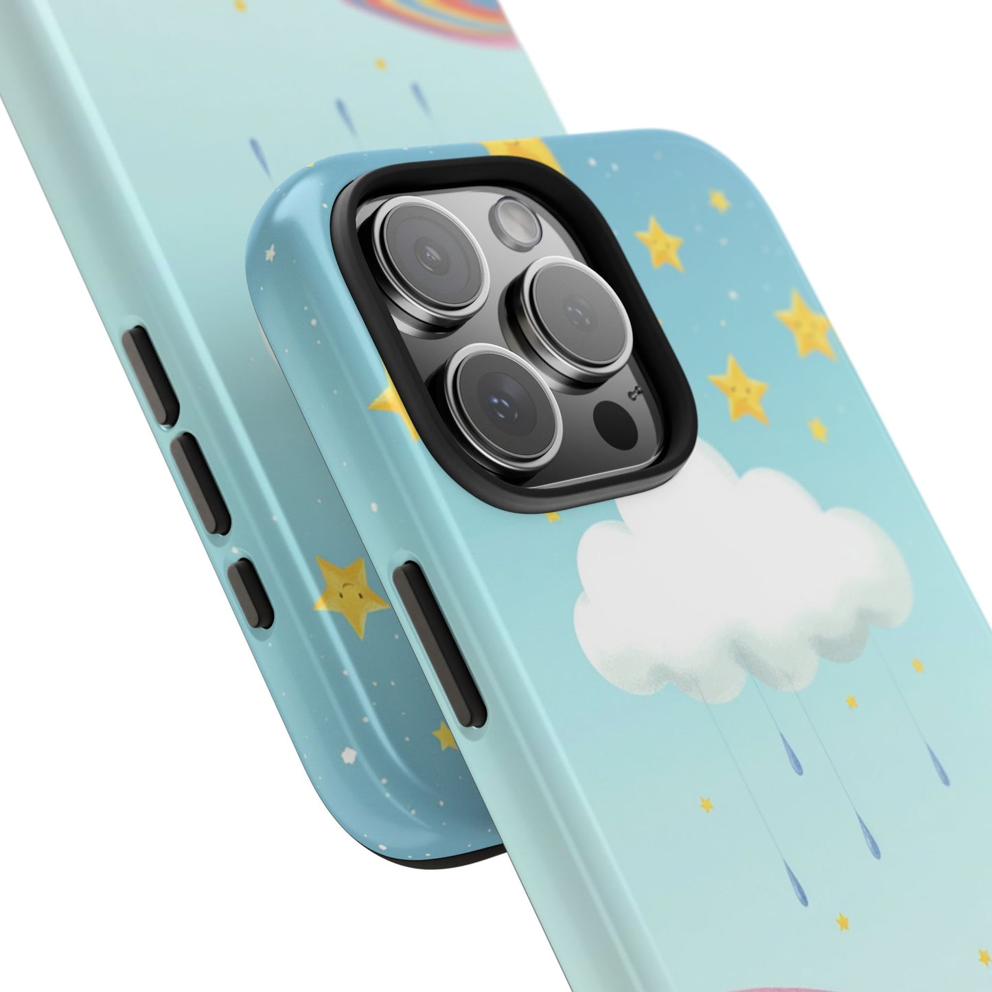 Colorful Rainbow Phone Case - Durable Tough Design for Adventurers