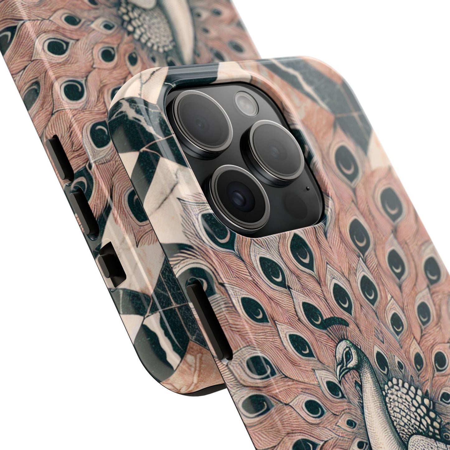 Peacock Tough Phone Case | Stylish & Durable Artwork - for iPhone