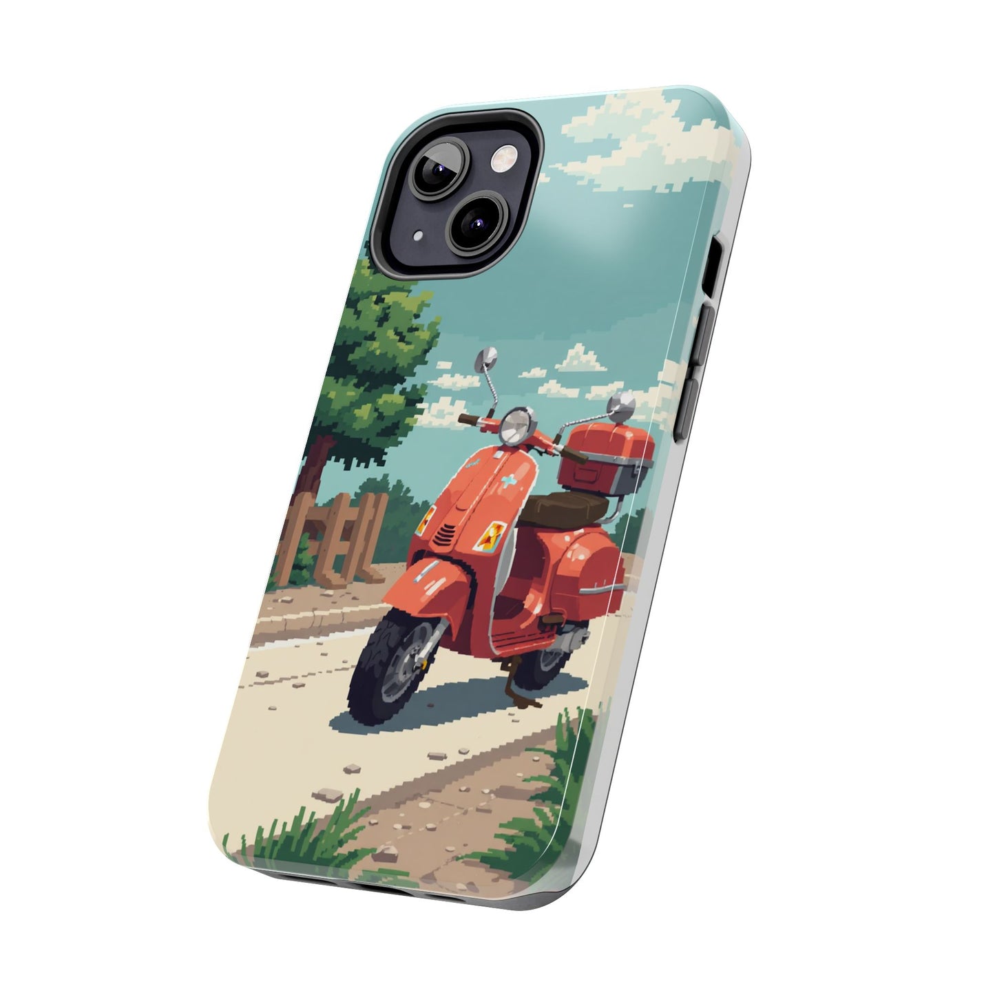 Retro Scooter Phone Case - Tough & Stylish Protection