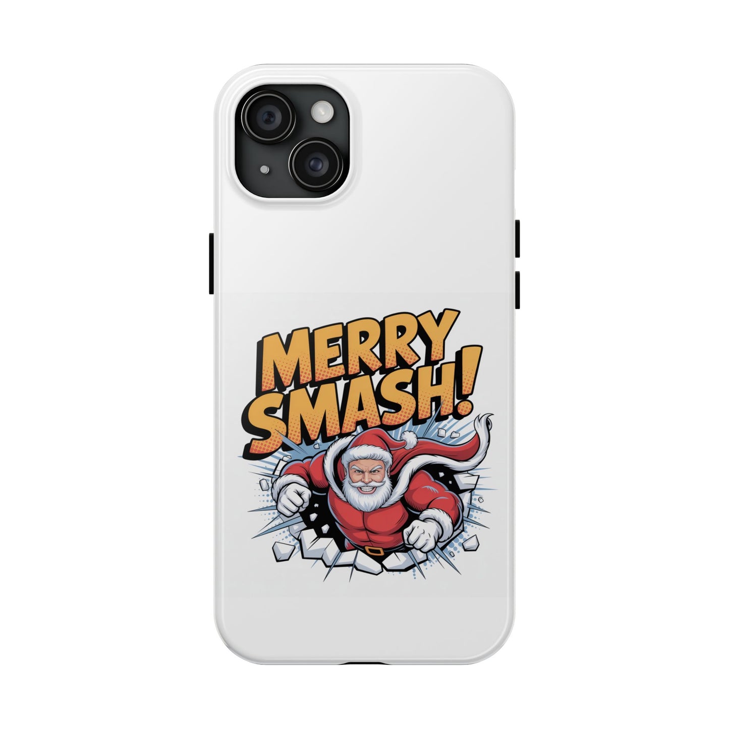 Santa Merry Smash Phone Case