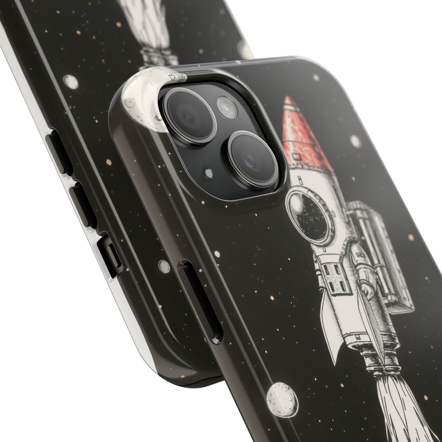 Cool Tough Phone Case for iPhone - Astro-Rocket Bond