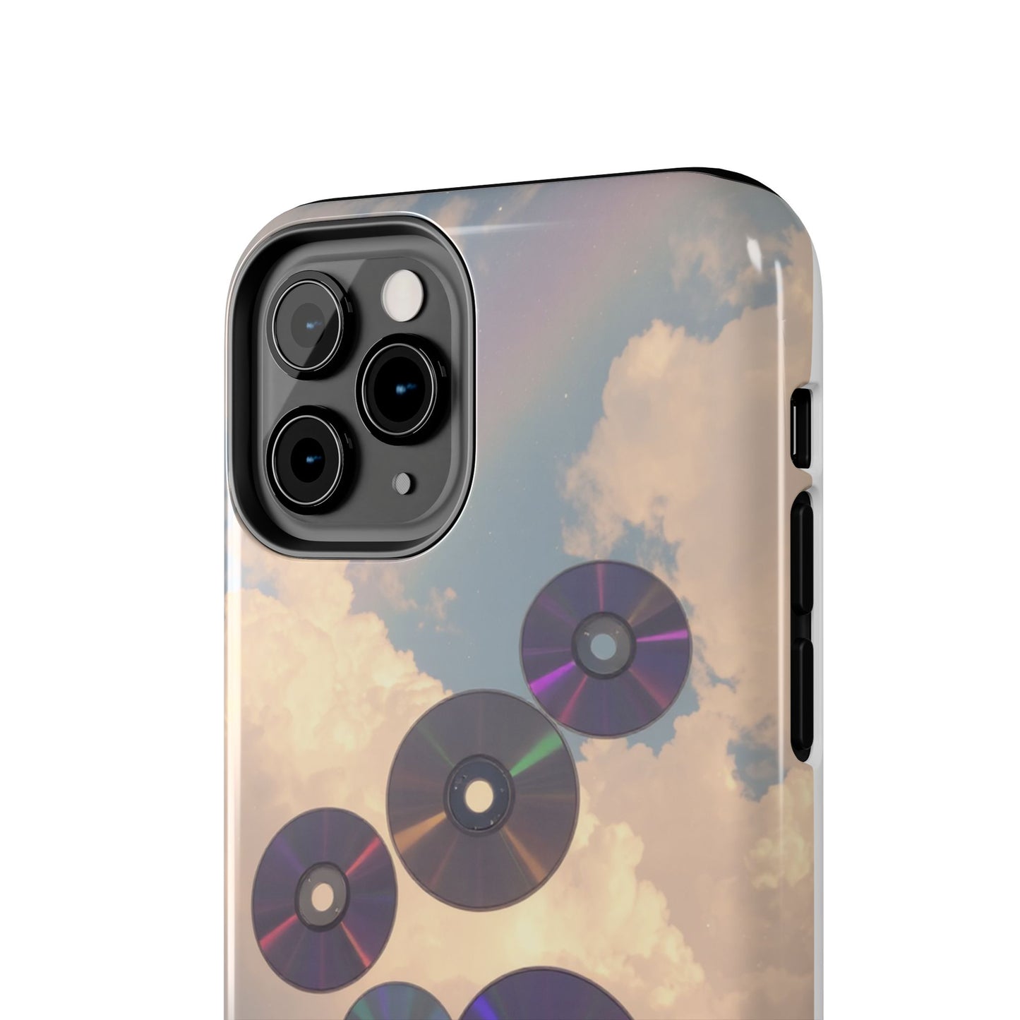 Vibrant Cloud CD Tough Phone Case - Durable and Stylish