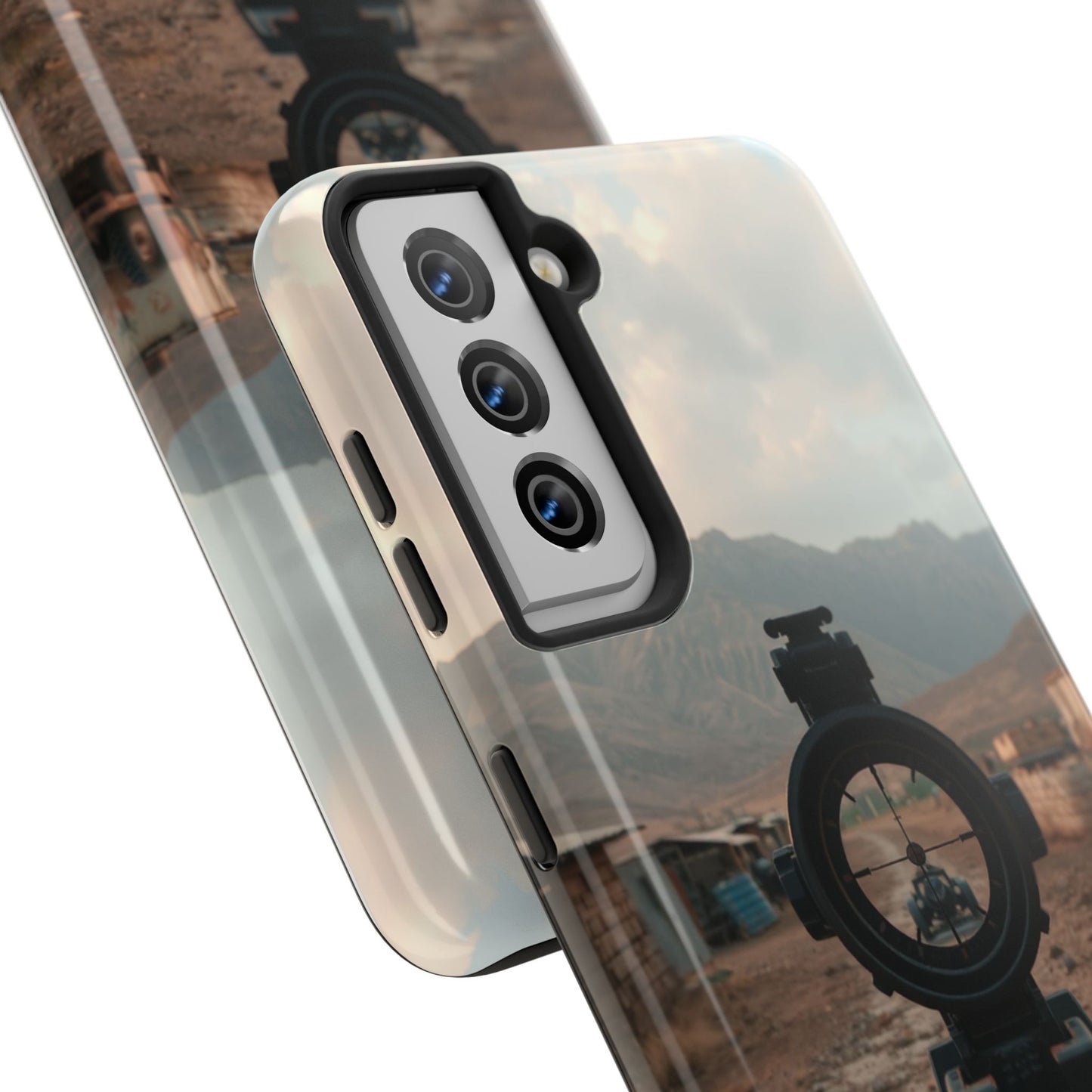 Tough Phone Case - Military Inspired Design with Sniper Scope