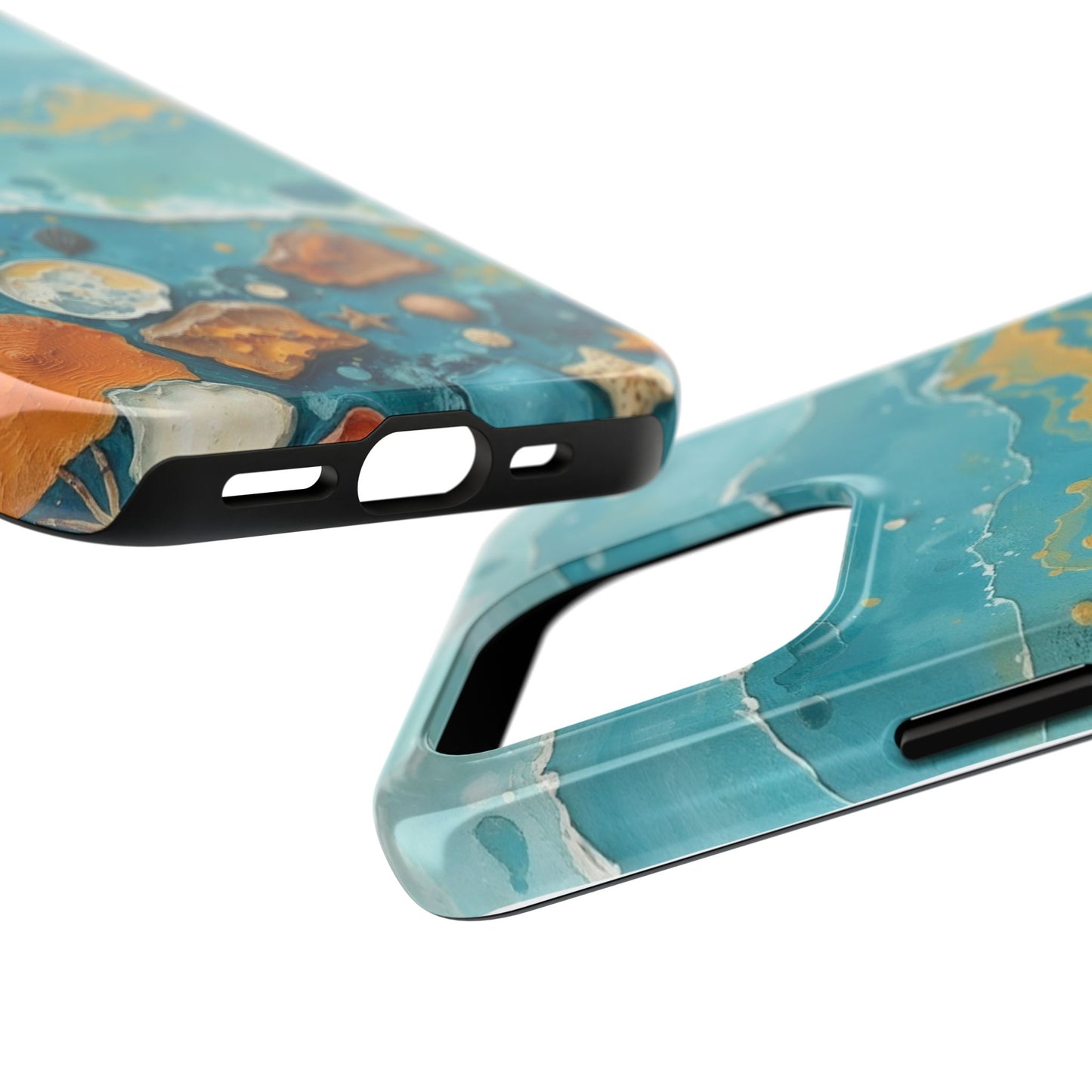 Ocean-Inspired Tough Phone Cases - Coastal Beach Vibe, Easy Accessory for Beach Lovers