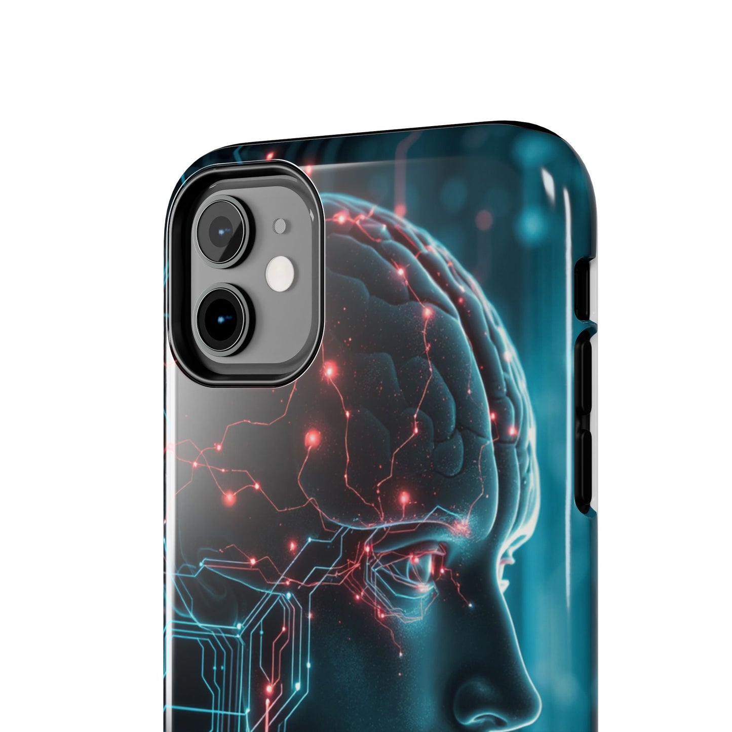 Futuristic Brain Design Tough Phone Case