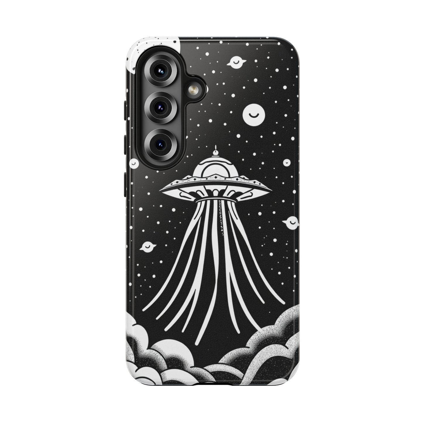 Galaxy UFO Tough Phone Case - Durable Protection with Unique Space Design